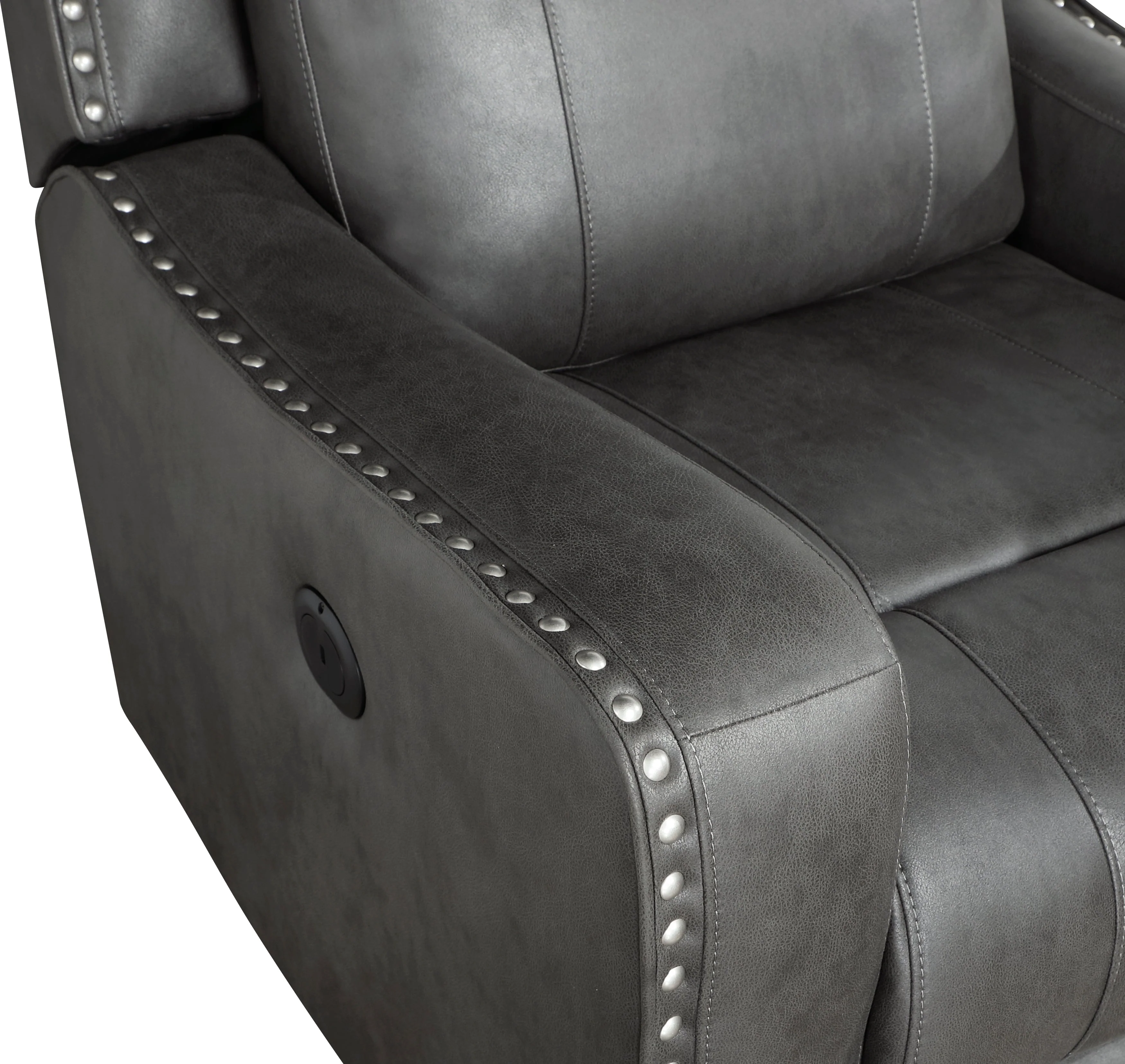 Kellen Smoky Gray Power Reclining Chair - Image 10