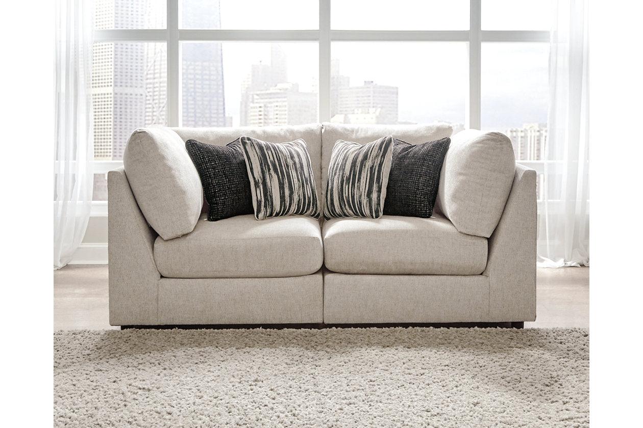 Kellway Bisque 2-Piece Loveseat - Image 5