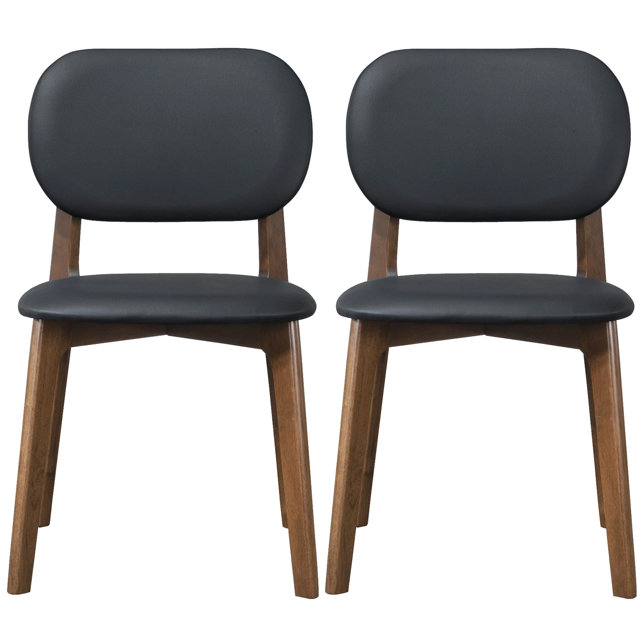 Kelsey Black Leather Dining Chair (Set Of 2) - Image 5