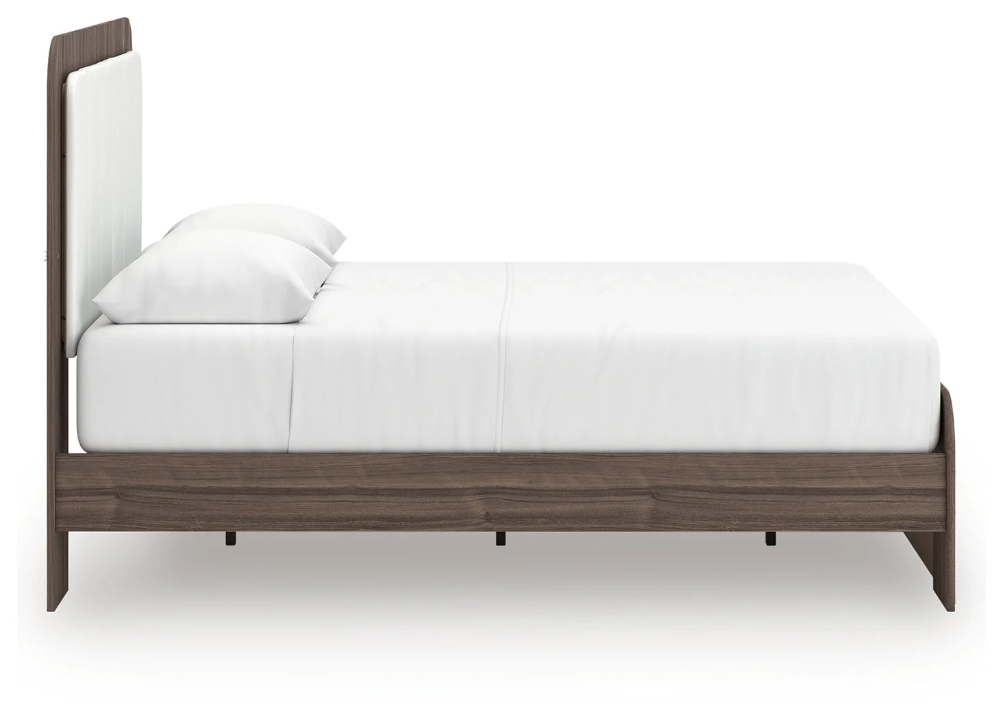 Kendanport White/Brown Queen Upholstered Bed, Dresser and Nightstand - Image 13