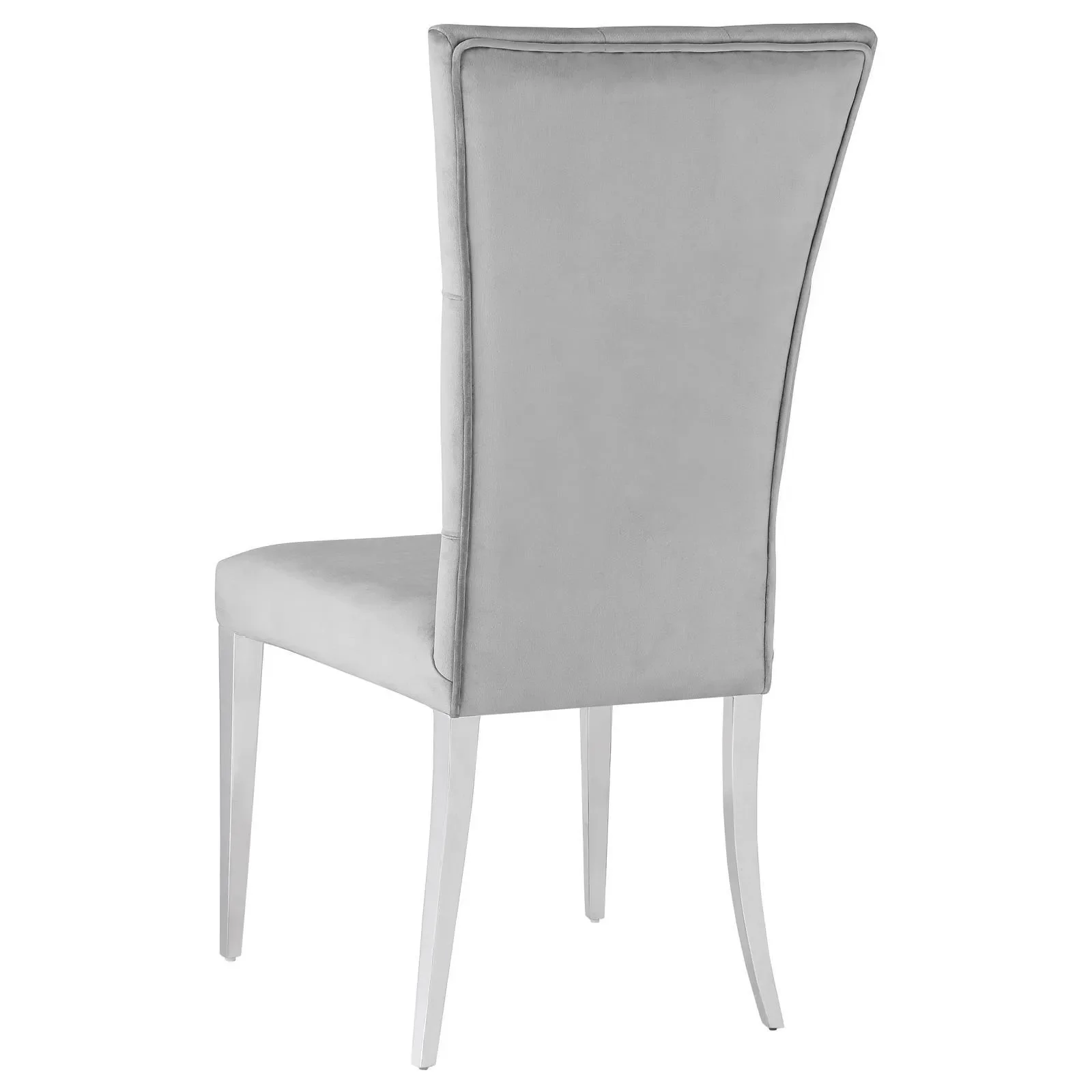 Kerwin Gray/Chrome 7-Piece Dining Set - Image 5