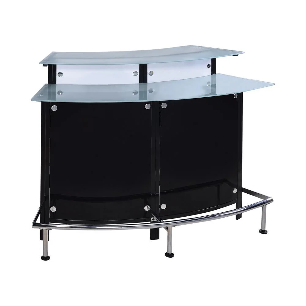 Keystone Black Glass Top Bar Unit - Image 2