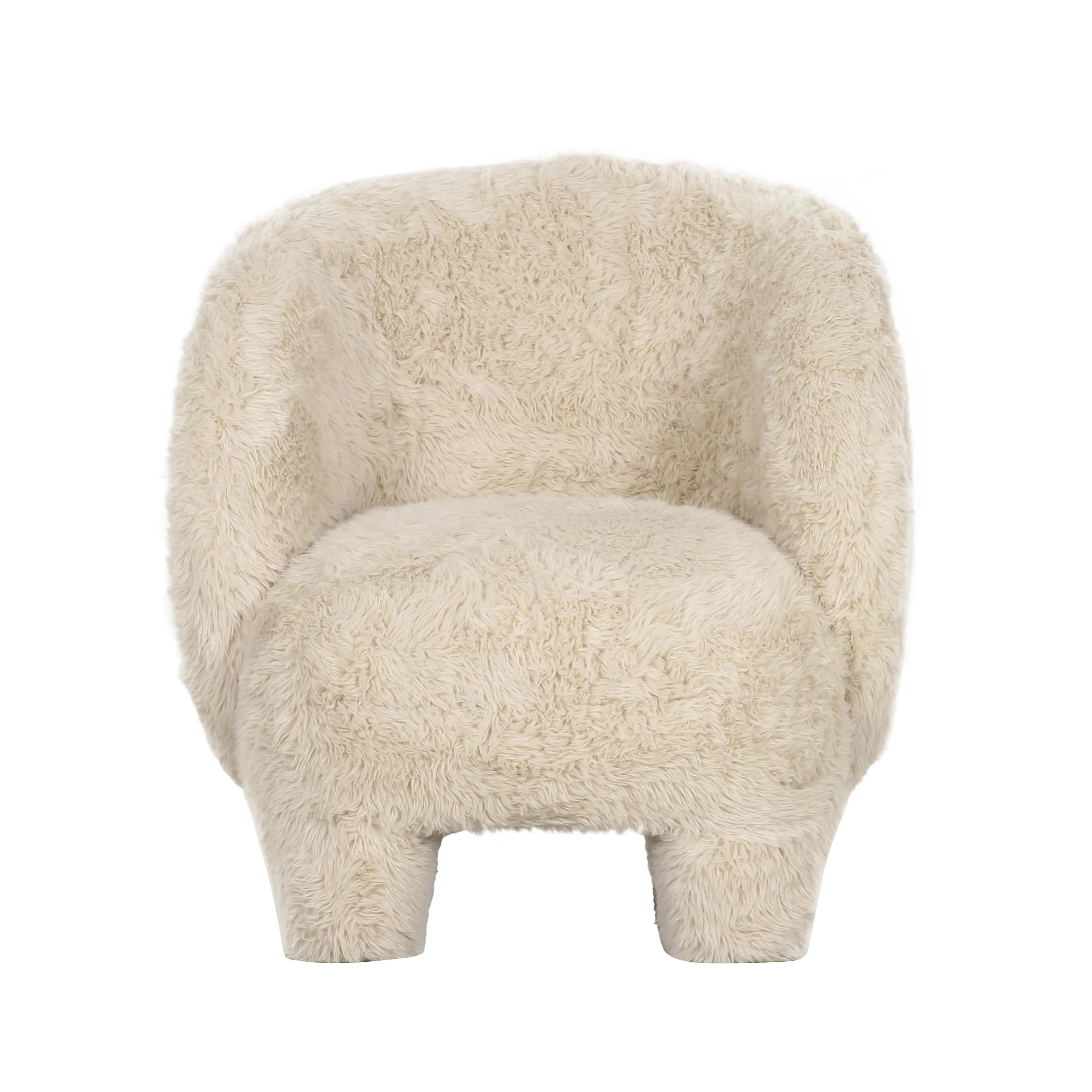 Kiki Vegan Shearling Accent Chair - Image 3