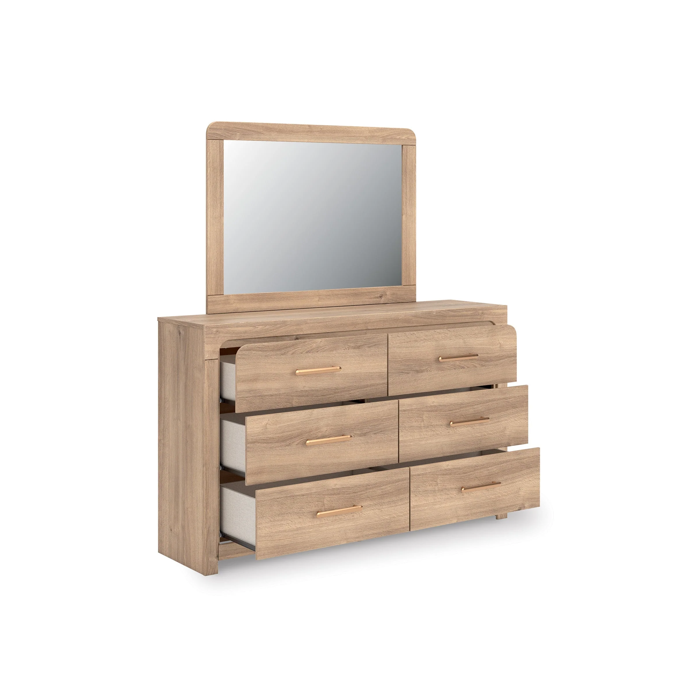 Kinlanni Tan Upholstered Panel Bedroom Set - Image 21