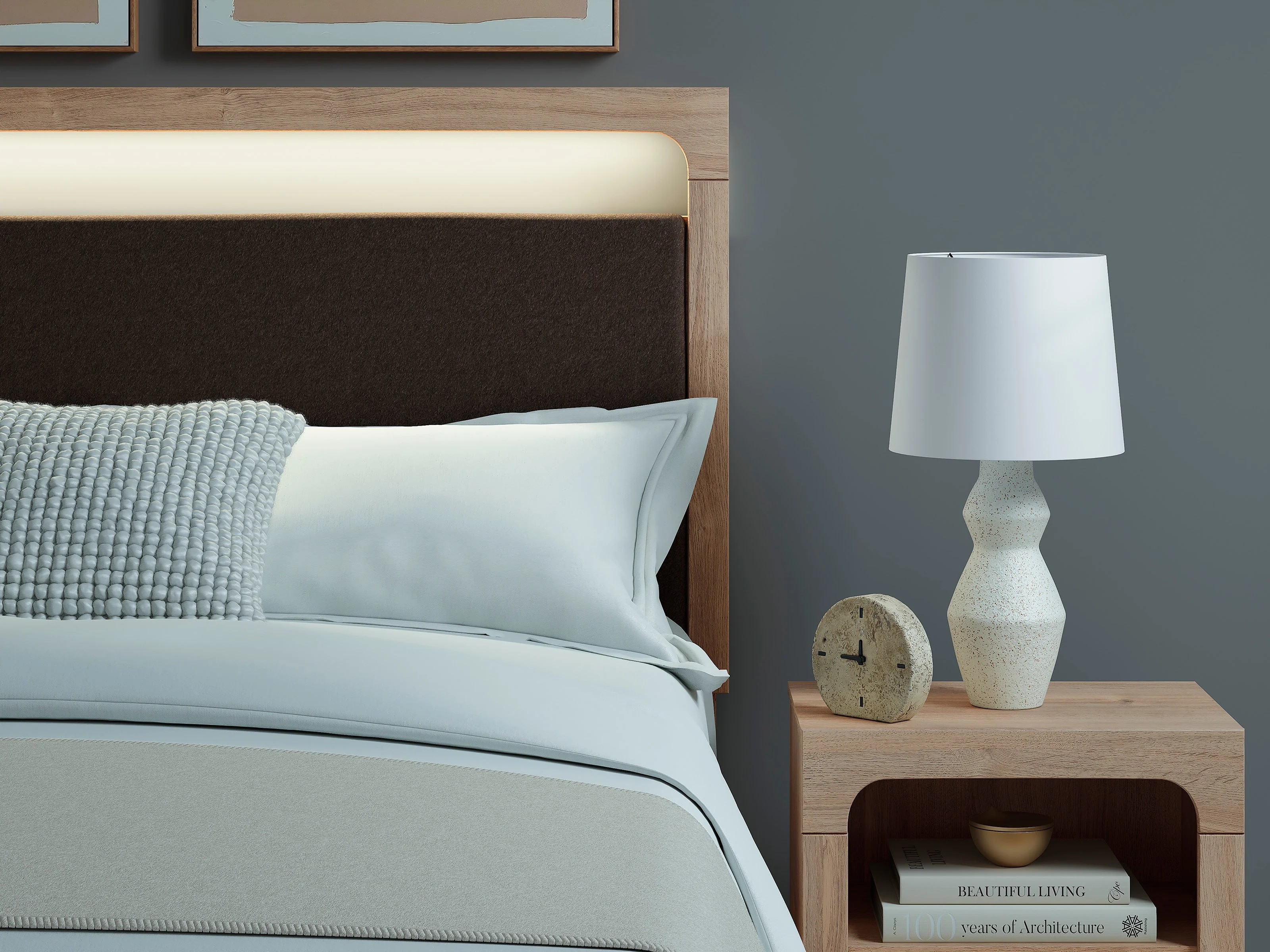 Kinlanni Tan Upholstered Panel Bedroom Set - Image 7