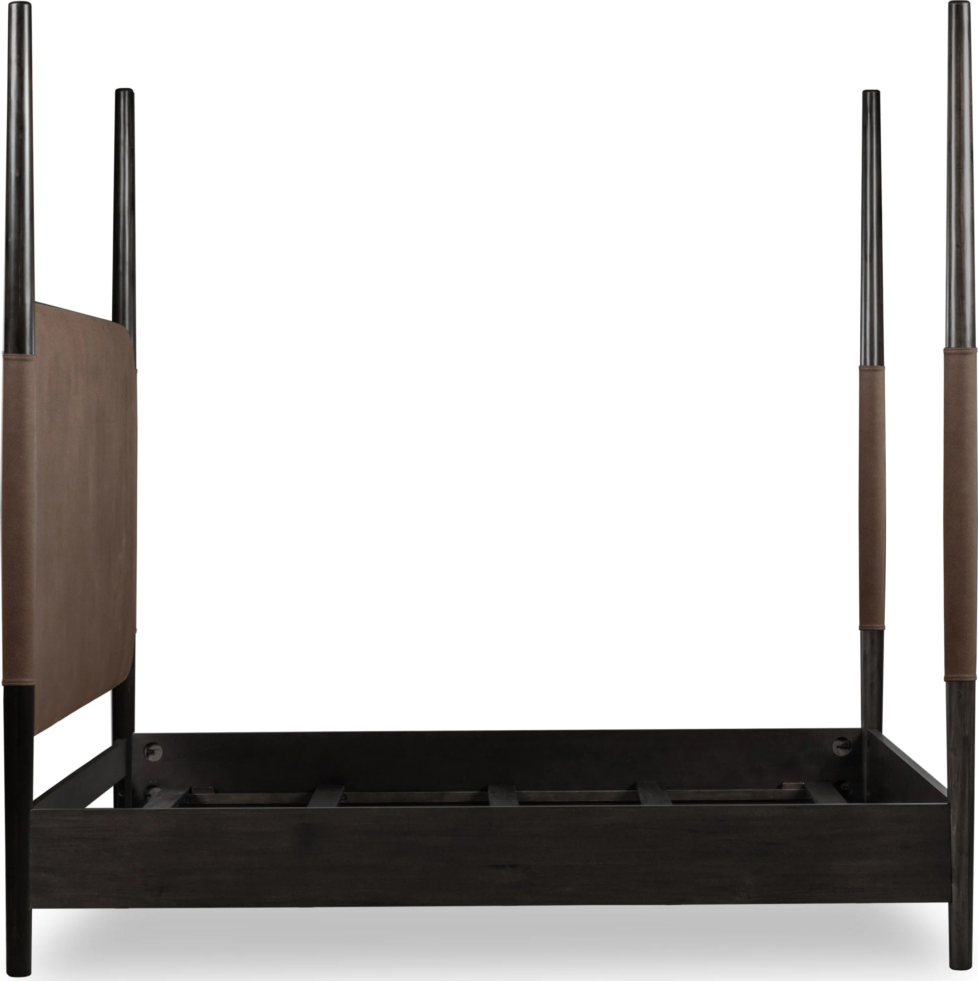 Koko Minx Queen Upholstered Poster Bed - Image 9