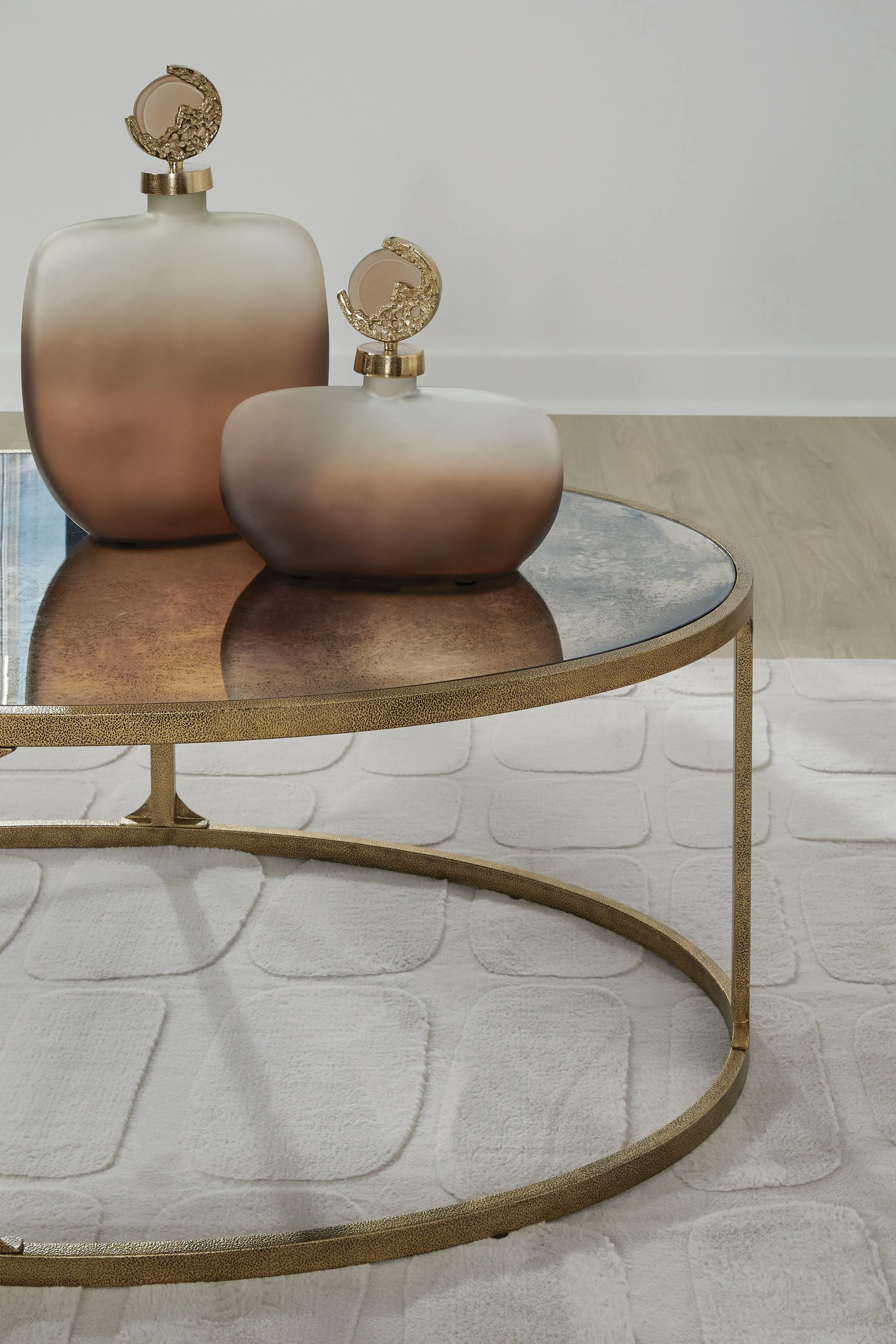Korajane Antique Gold Coffee Table - Image 5