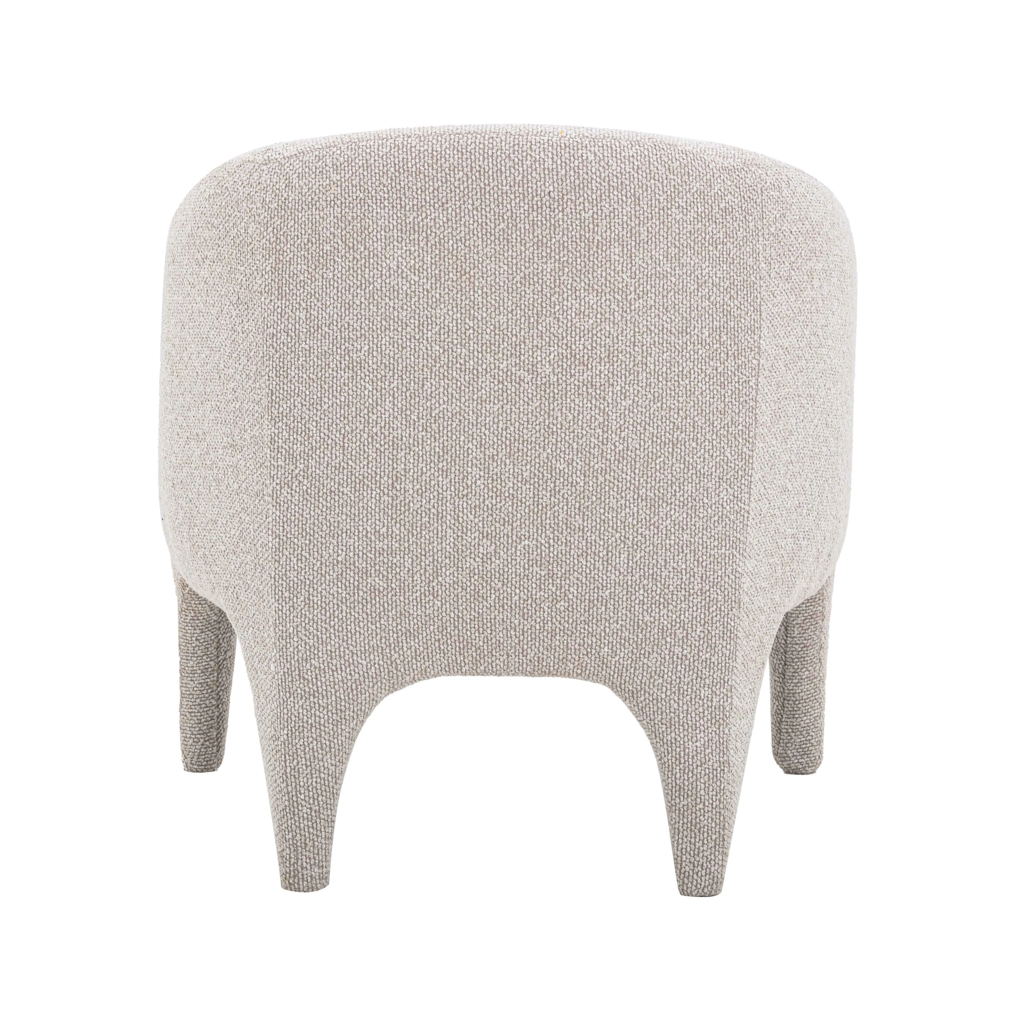 Kris Warm Grey Boucle Accent Chair - Image 4