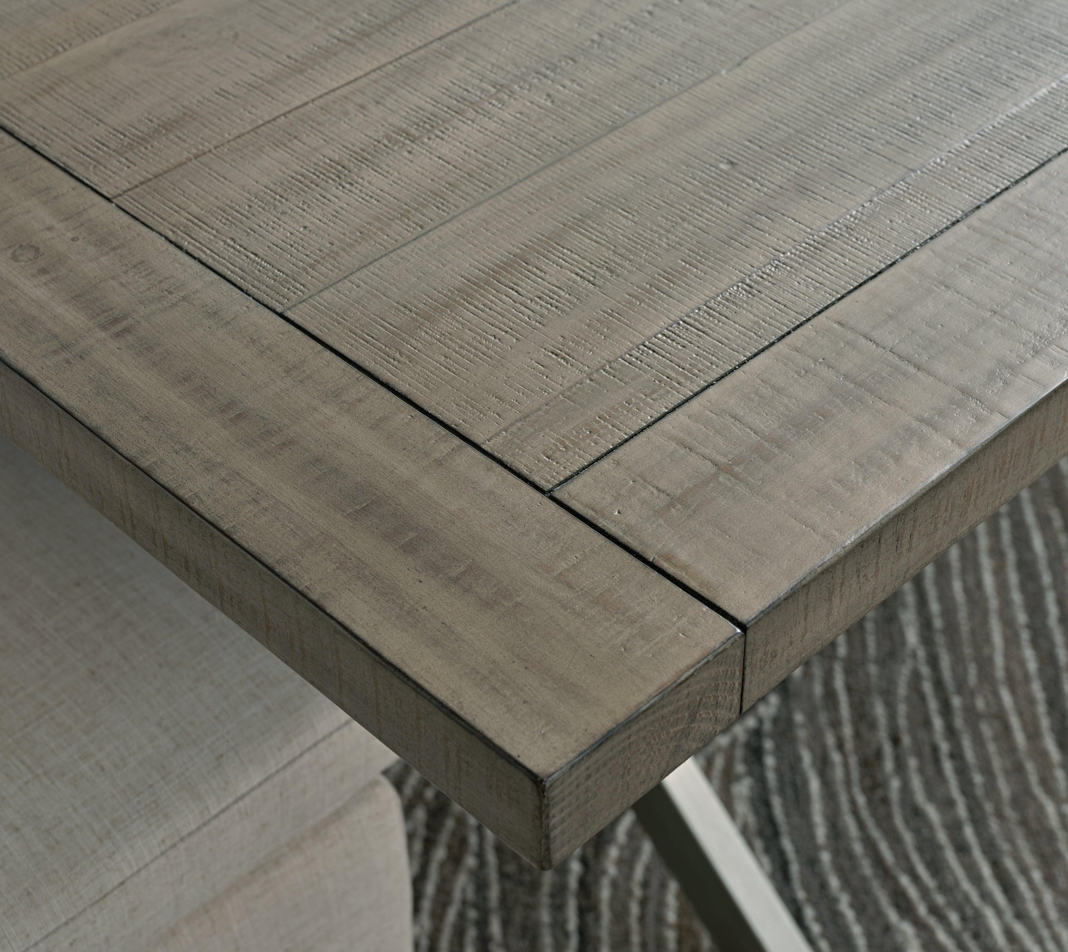 Krystanza Weathered Gray Dining Table - Image 6