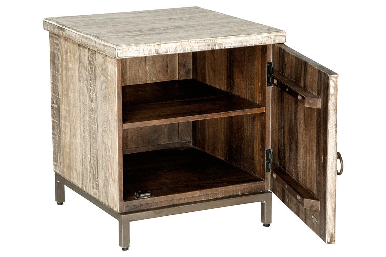 Laddford Whitewash Accent Cabinet - Image 2