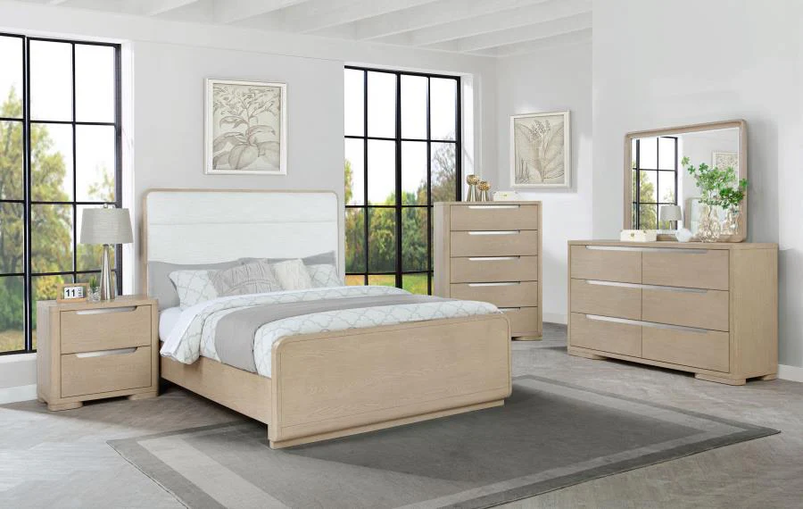 Ladera Light Elm 5-Piece Eastern King Bedroom Set