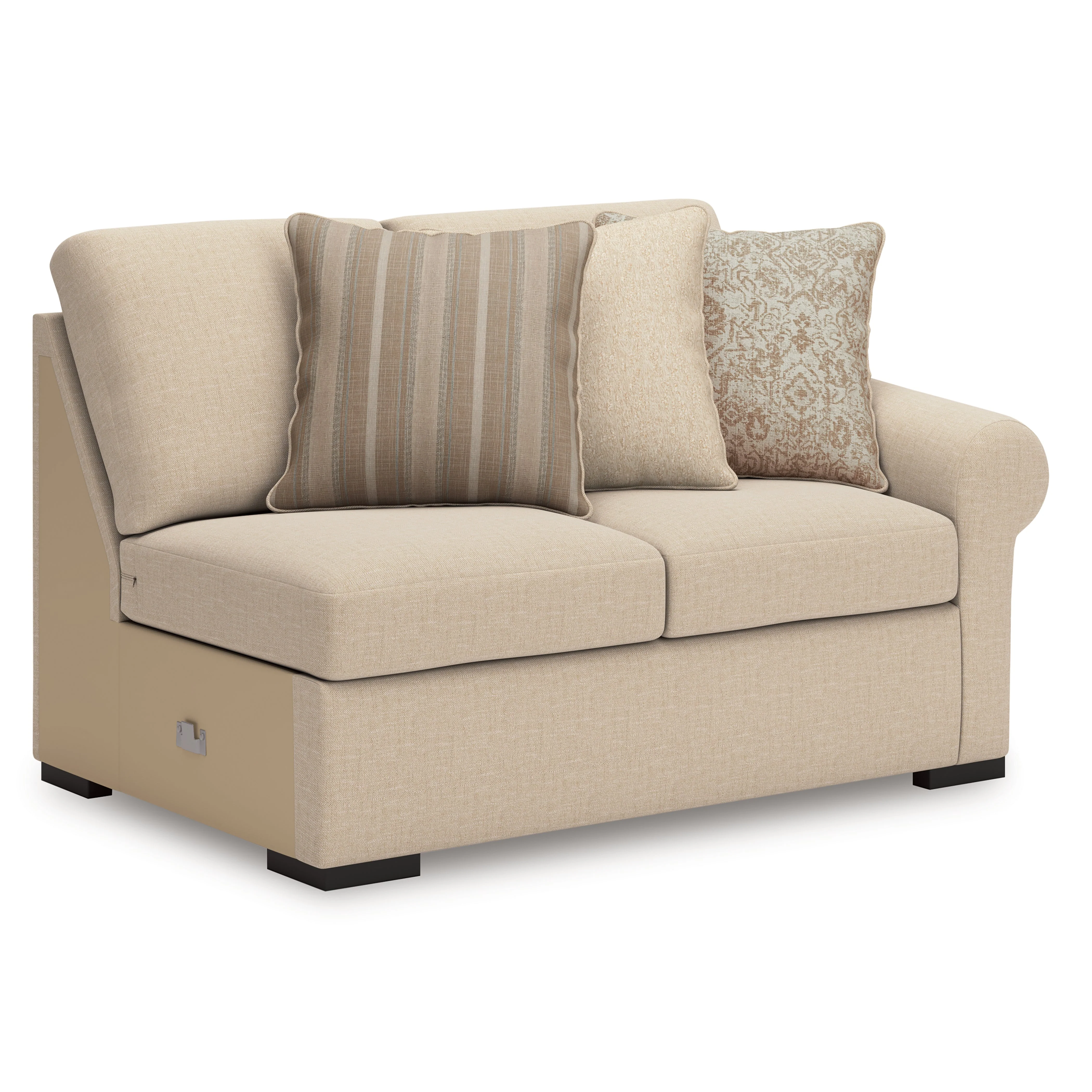 LadyMae Twill 5-Piece Left Arm Facing Chaise Sectional - Image 6