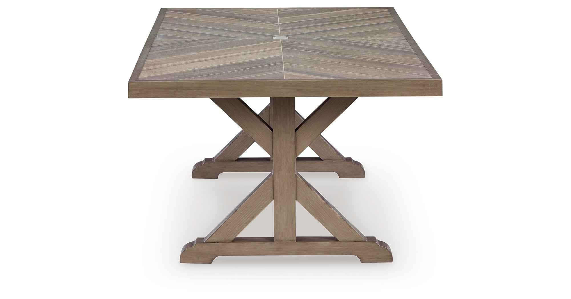 Laguna Heights Beige Outdoor Dining Table - Image 7