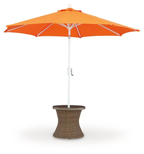 Laguna Heights Round End Table w/UMB OPT - Image 4