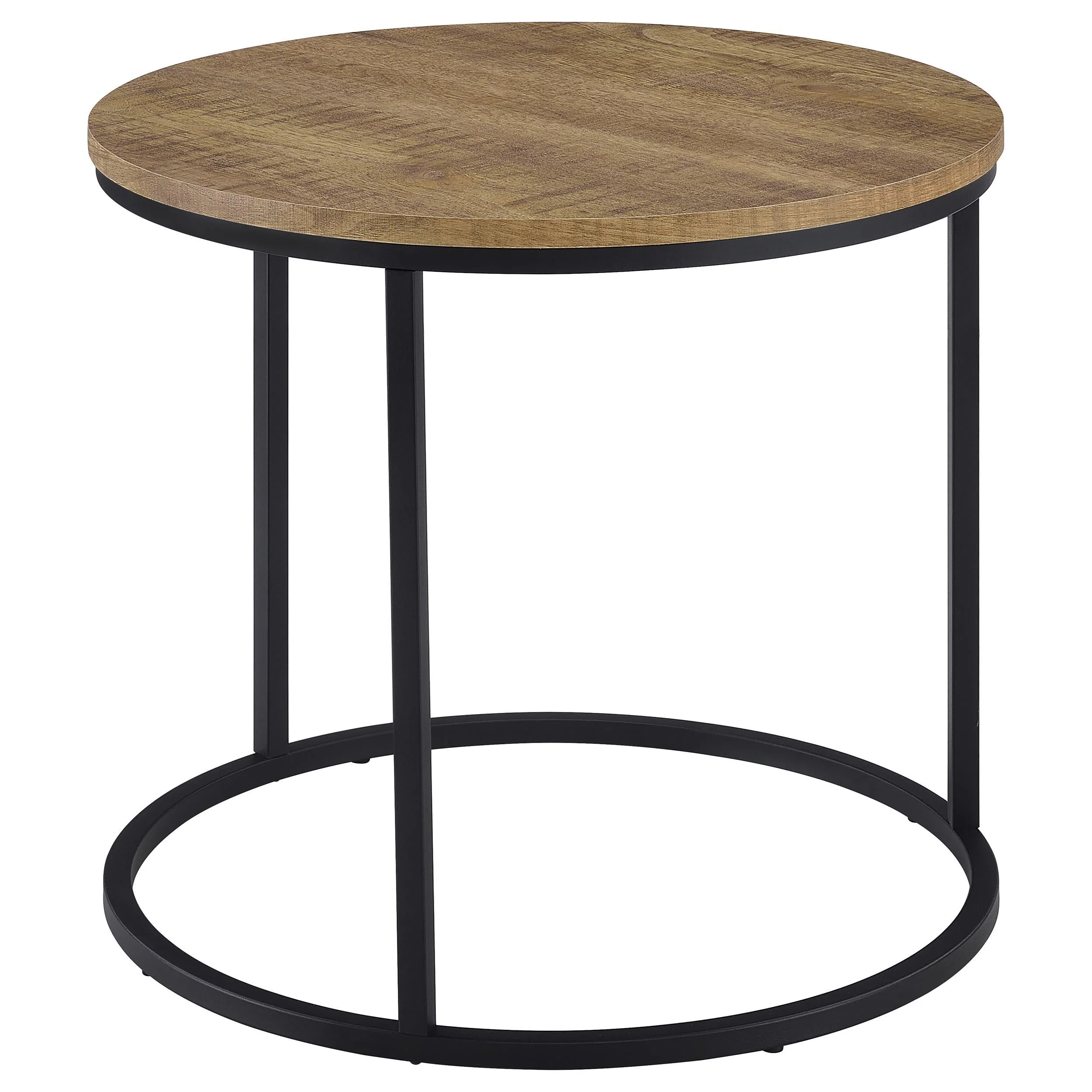 Lainey Mango Round Occasional Side End Table - Image 6