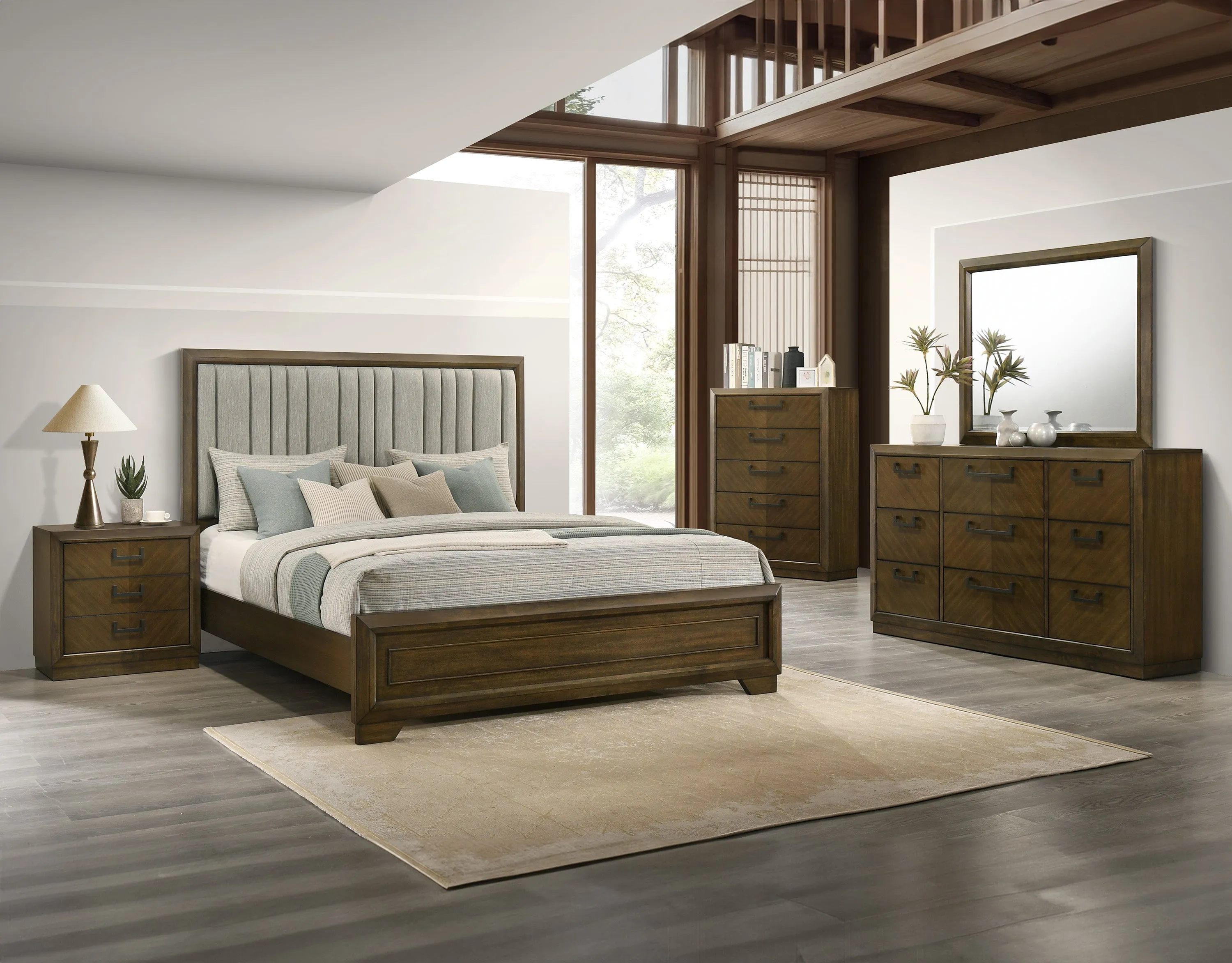 Lakecrest Brown Nightstand - Image 4