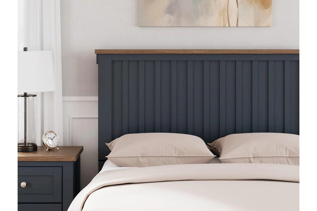 Landocken Brown/Blue Full Panel Bed - Image 9