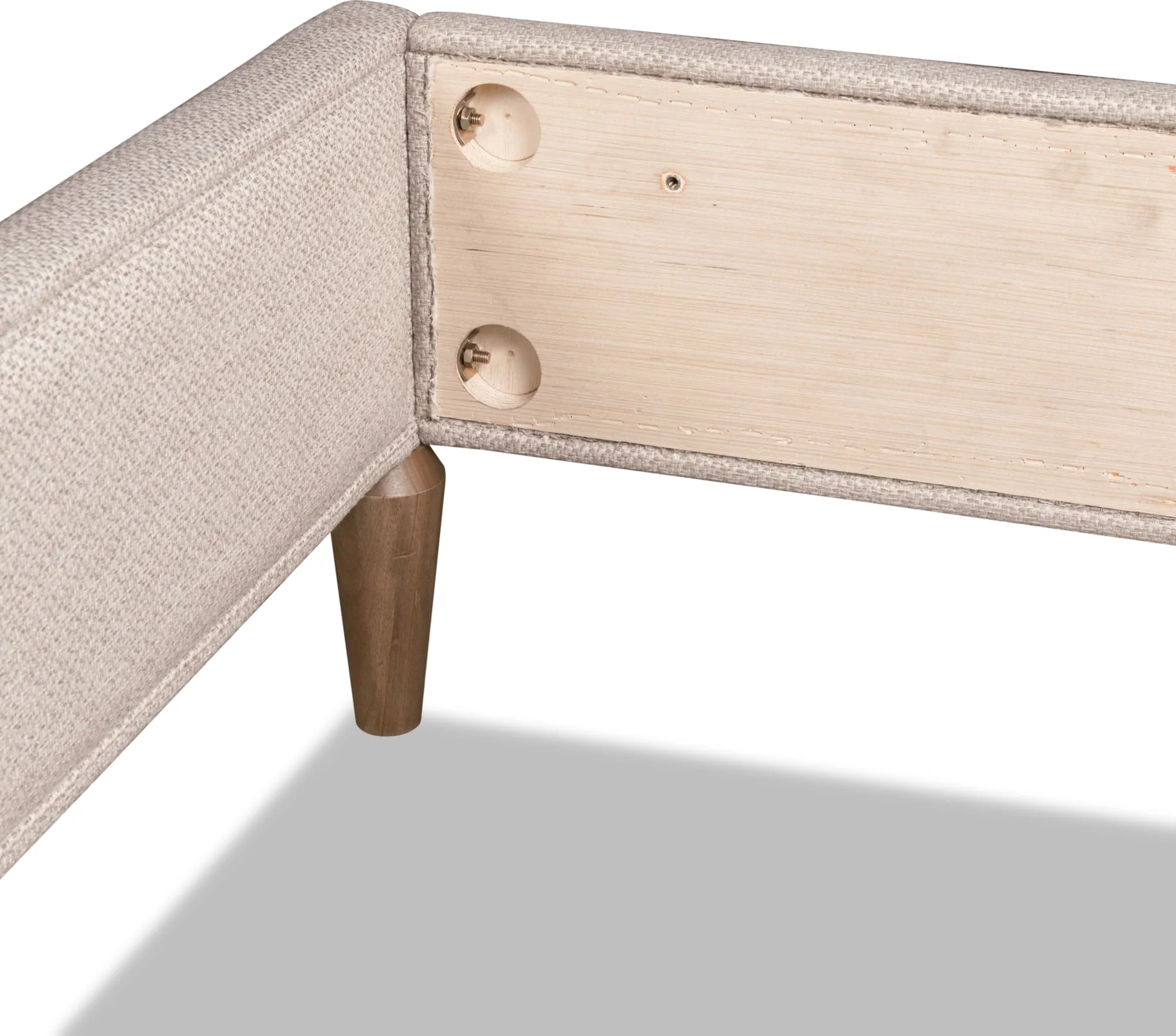 Langley Honey Wheat/Autumn Forest Upholstered California King Bed - Image 10