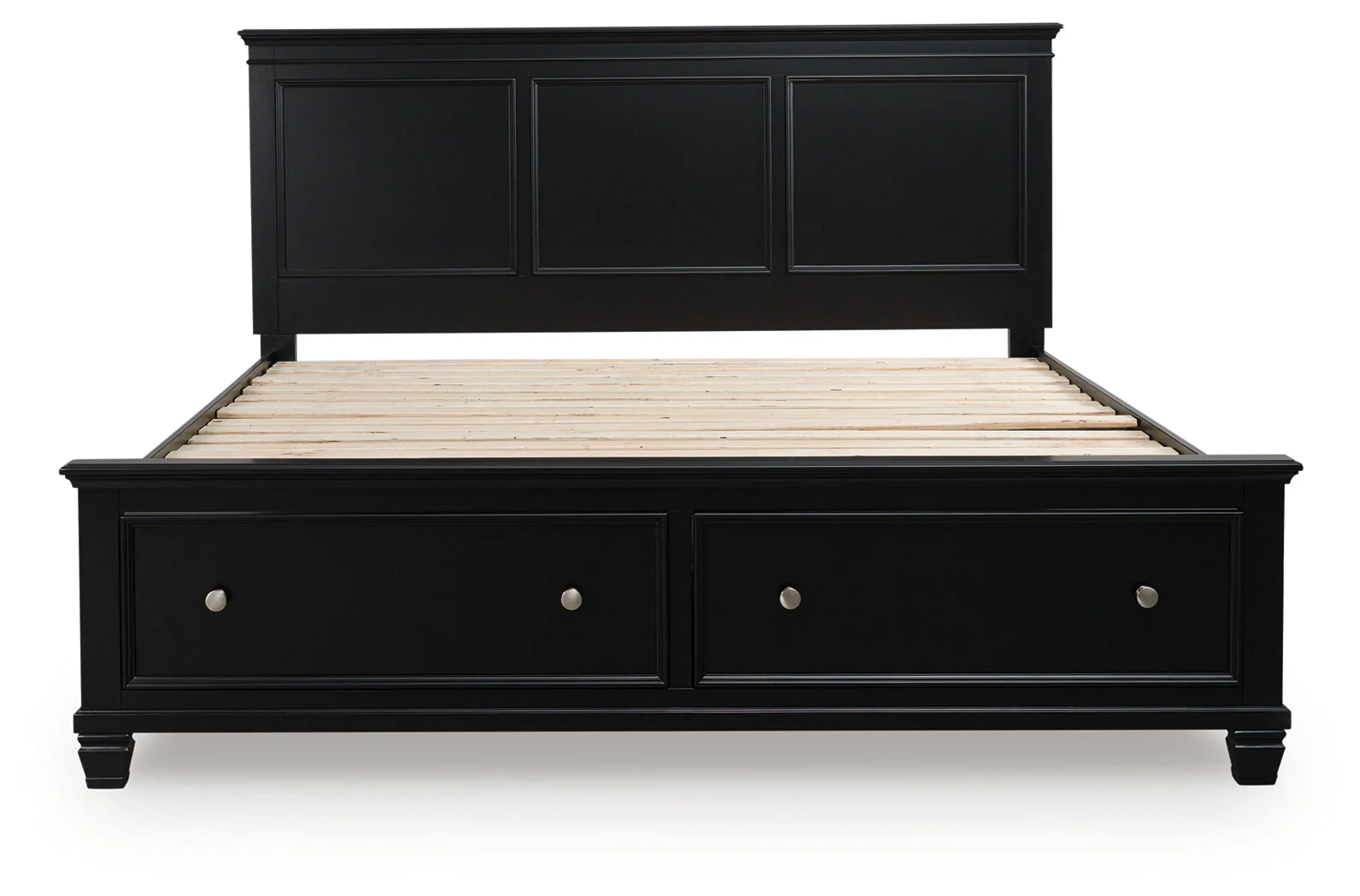 Lanolee Black California King Panel Storage Bed - Image 2