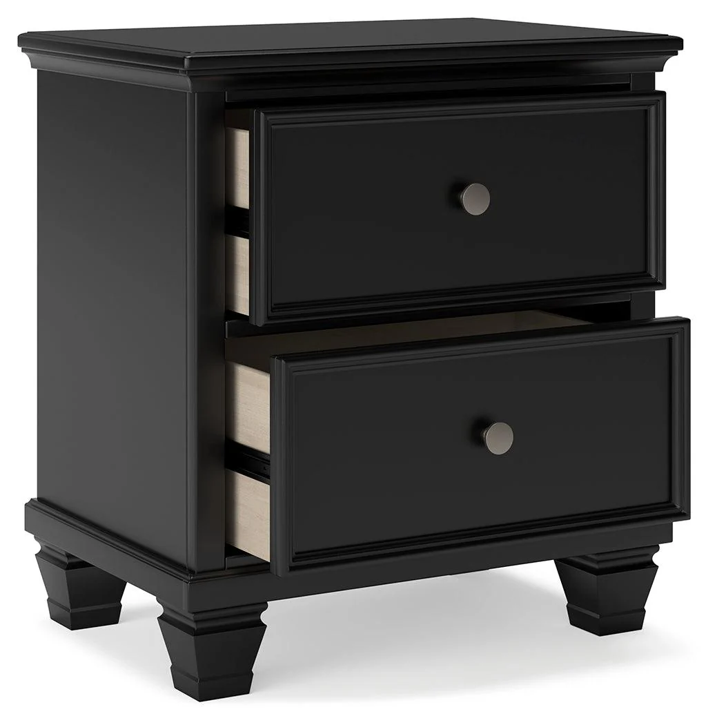 Lanolee Black Nightstand - Image 2