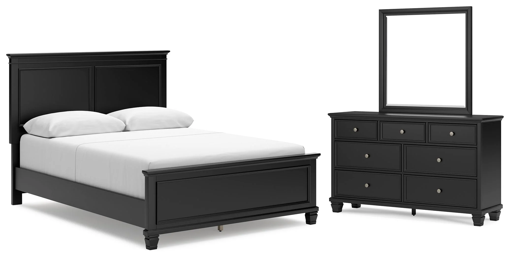 Lanolee Black Panel Bedroom Set - Image 35