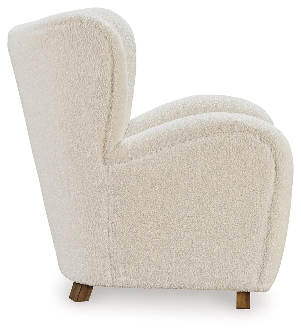 Larbell Ecru Accent Chair - Image 4