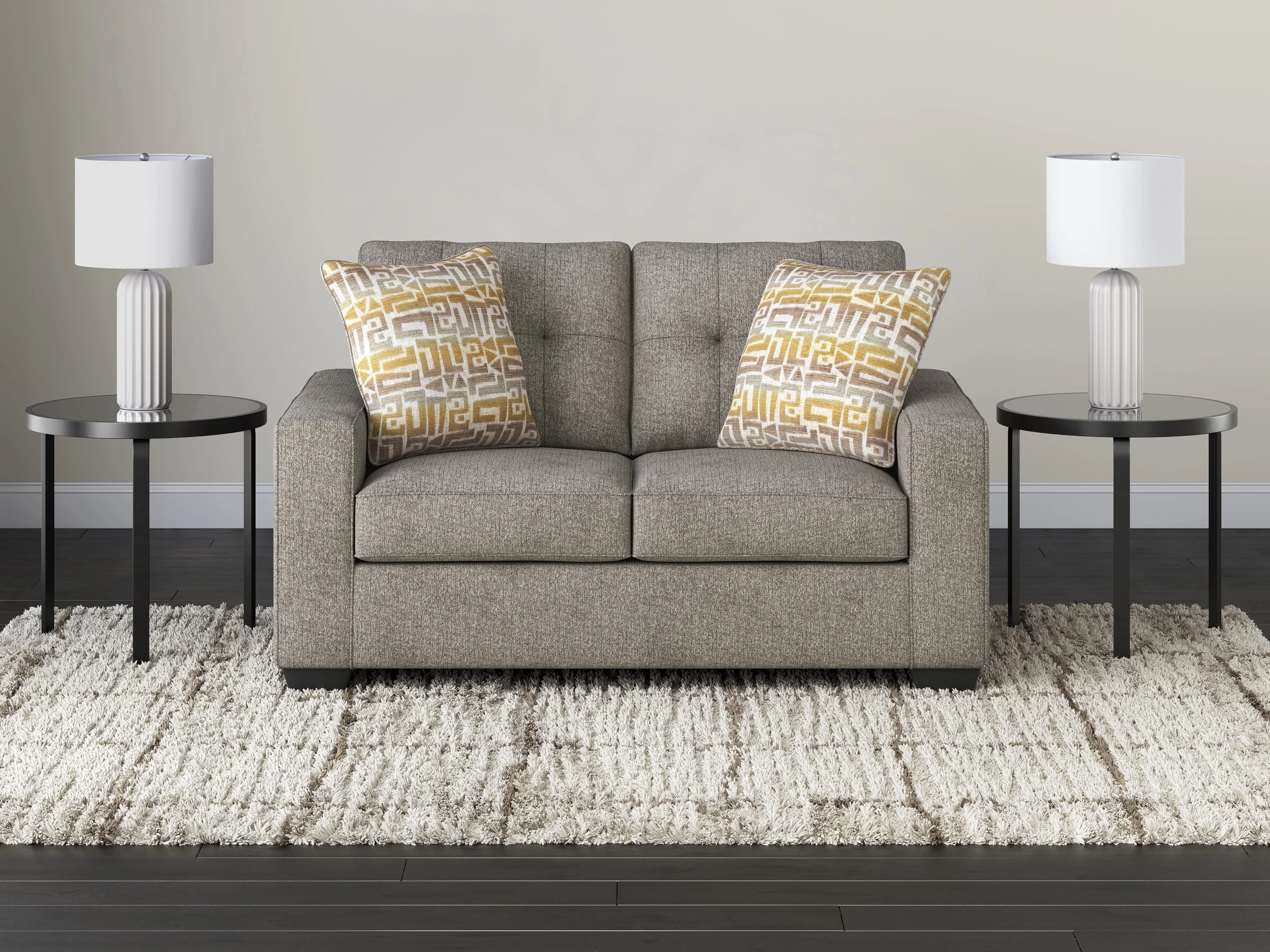 Larimer Iron Sofa and Loveseat - Image 15