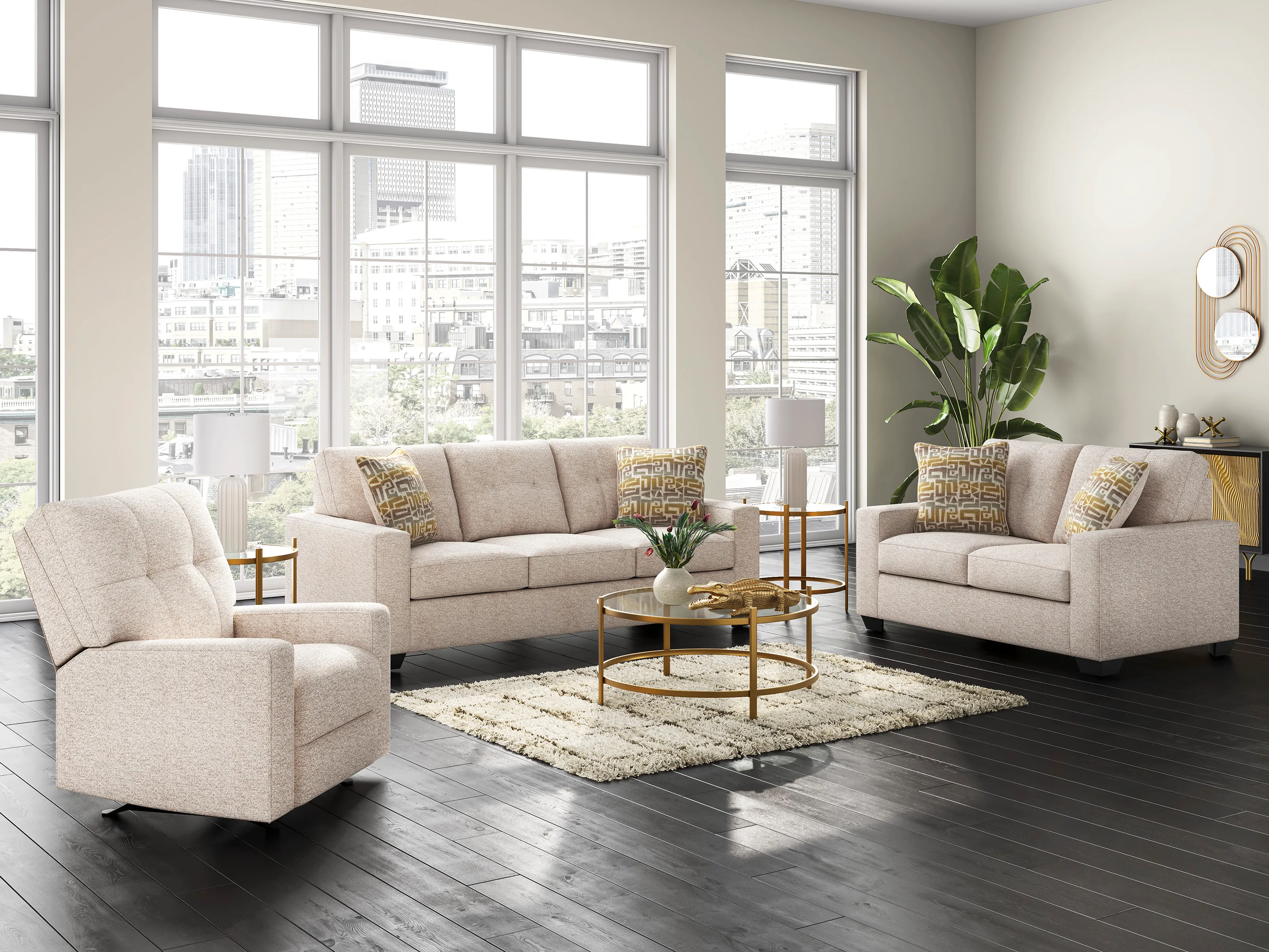 Larimer Stone Living Room Set