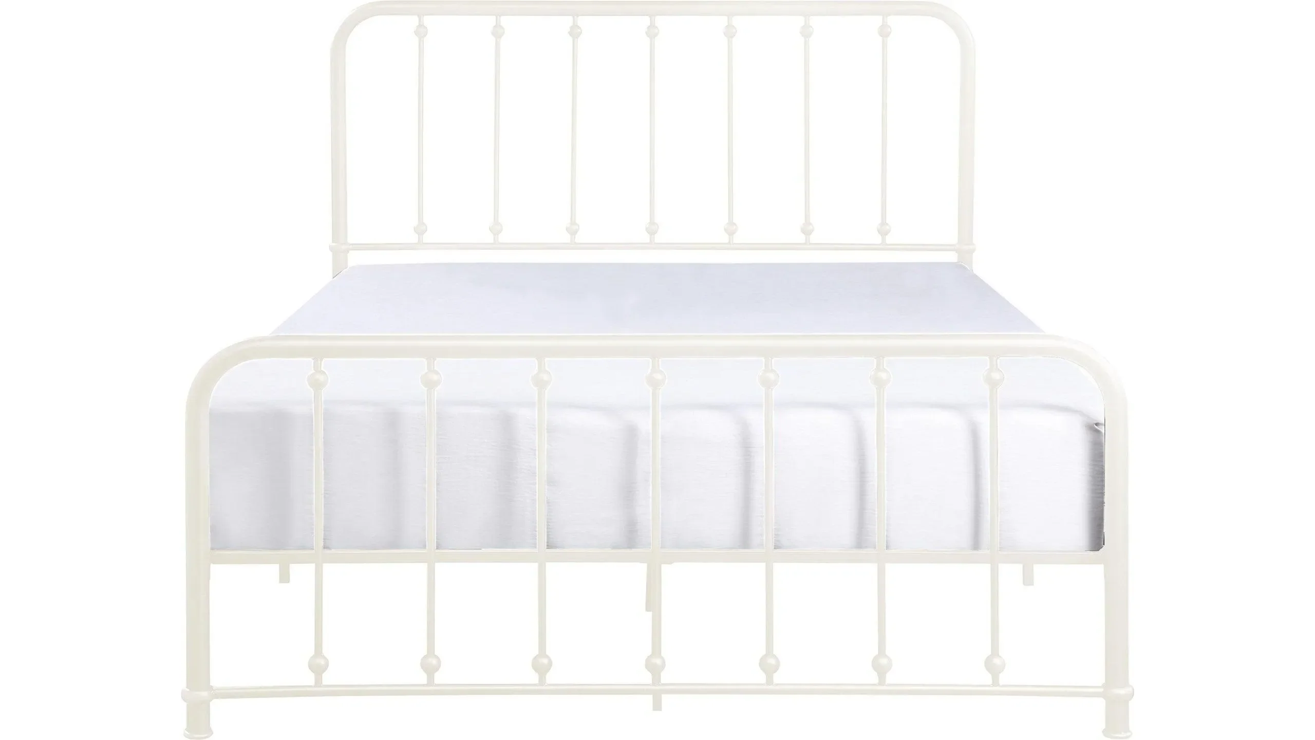 Larkspur White Twin Metal Platform Bed - Image 2
