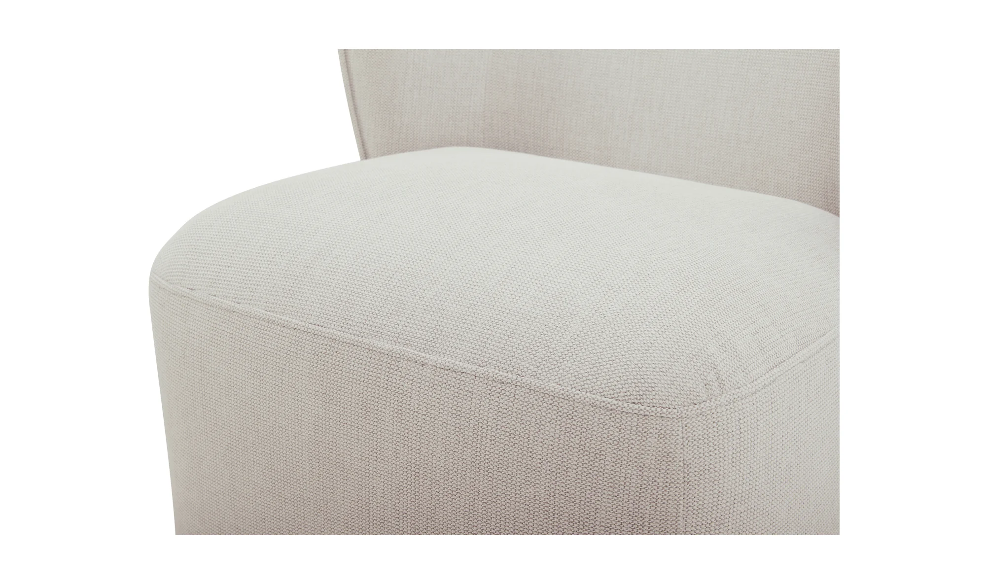 Larson Rolling Dining Chair Heather Grey - Image 6