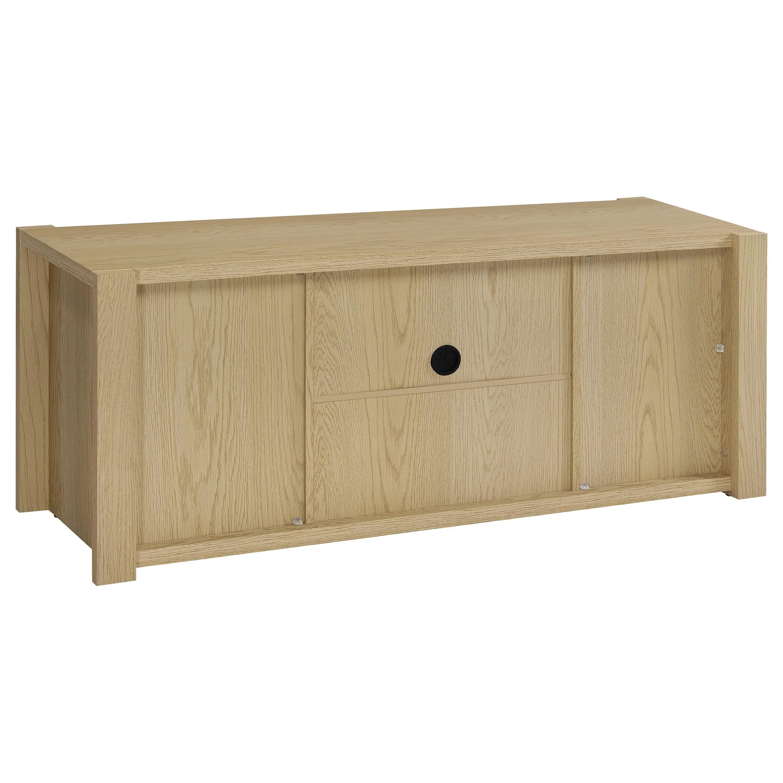 Laurelton Light Oak 60-inch 2-Door TV Stand Media Console - Image 7