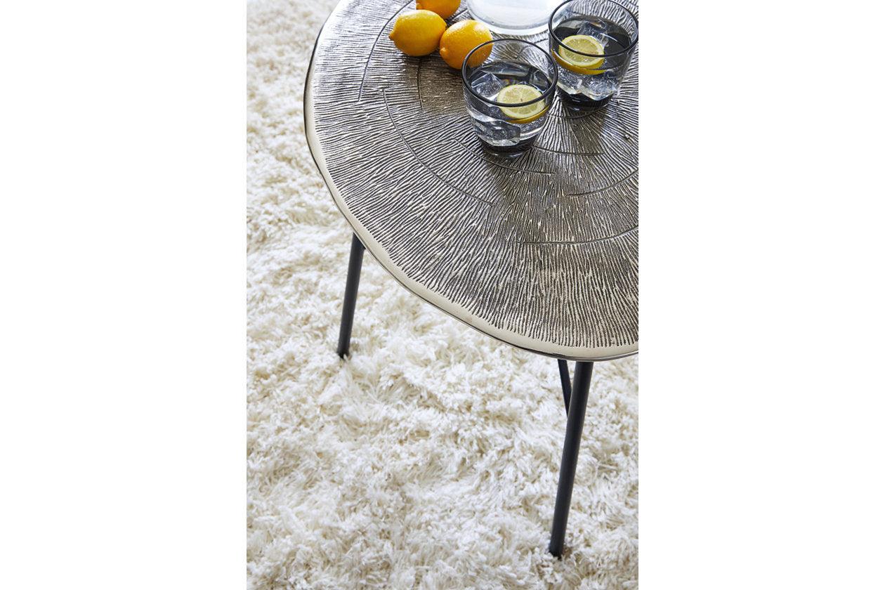 Laverford Chrome/Black End Table - Image 4