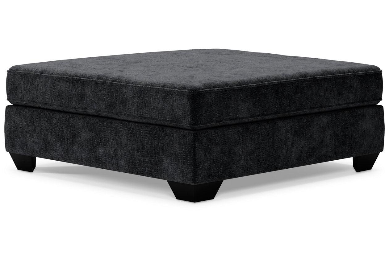 Lavernett Charcoal Oversized Accent Ottoman - Image 2