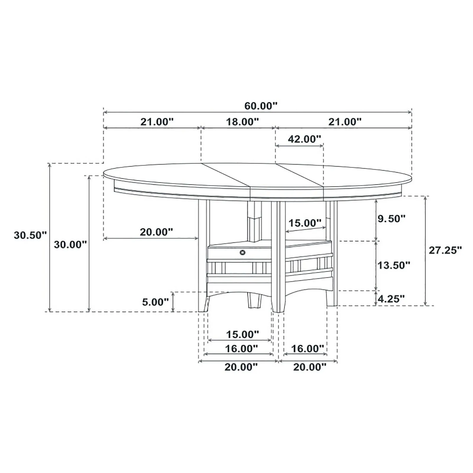Lavon Espresso/Black 5-Piece Dining Set - Image 10