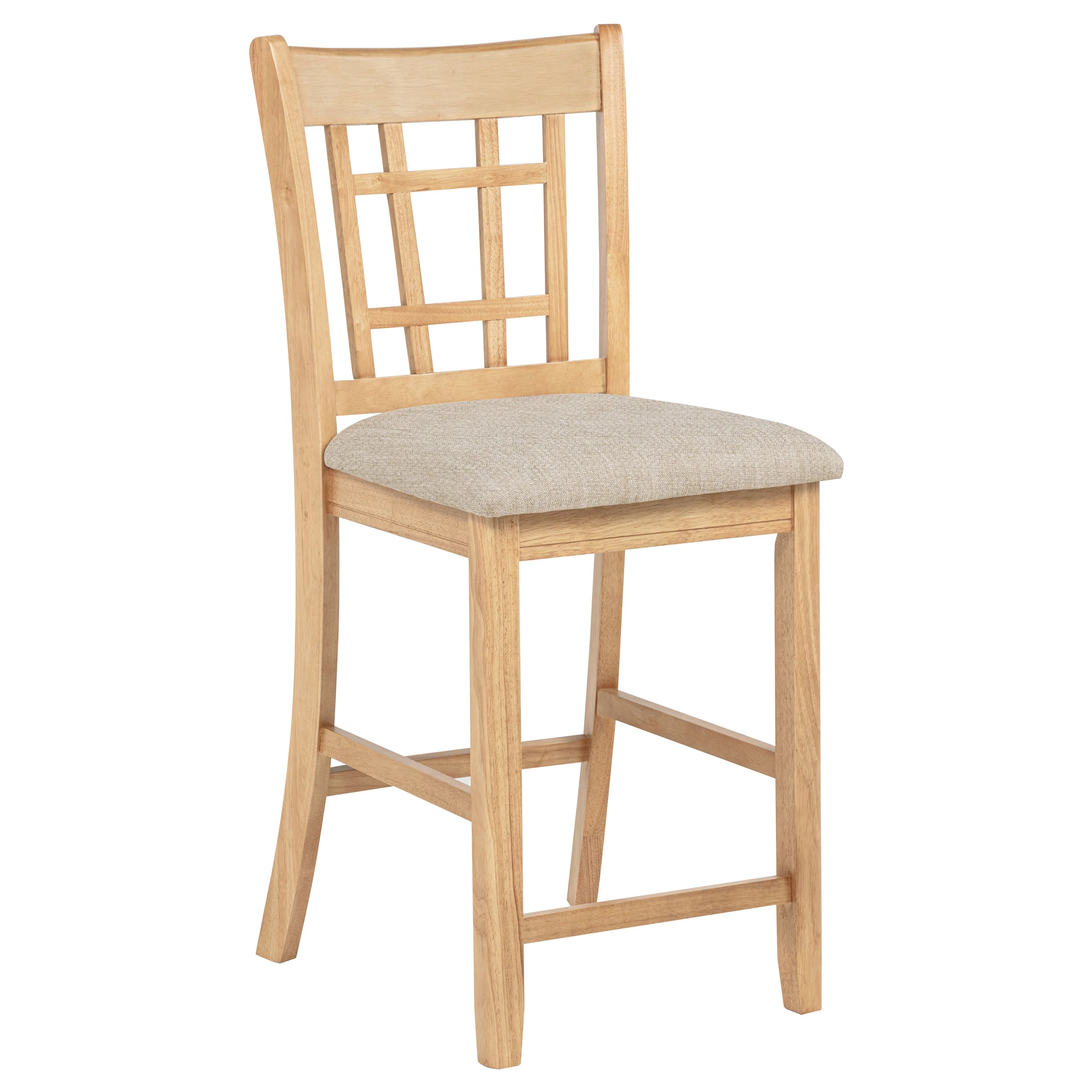 Lavon Grey and Light Oak Wood Counter Height Dining Chair (Set of 2) - Image 3