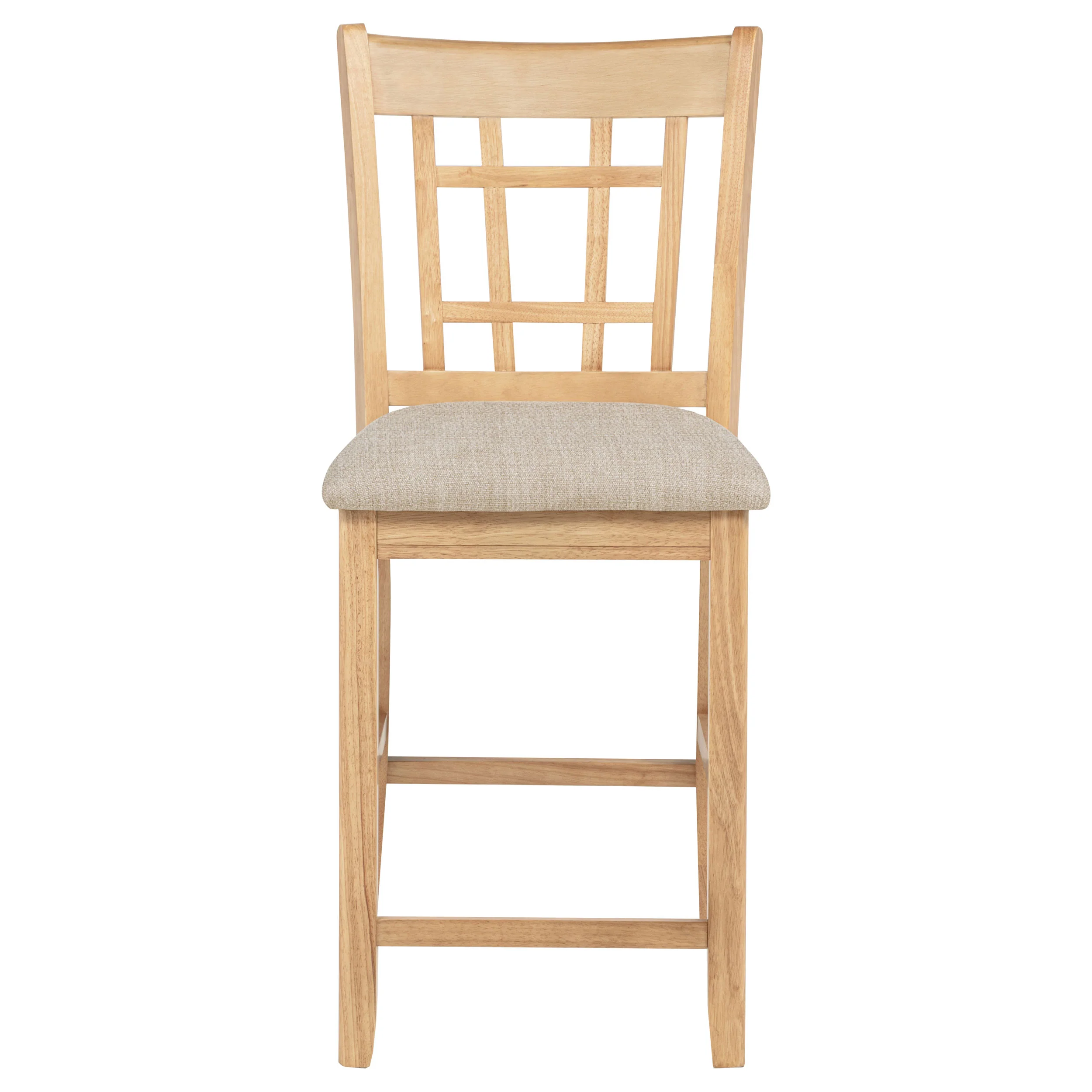 Lavon Grey and Light Oak Wood Counter Height Dining Chair (Set of 2) - Image 4
