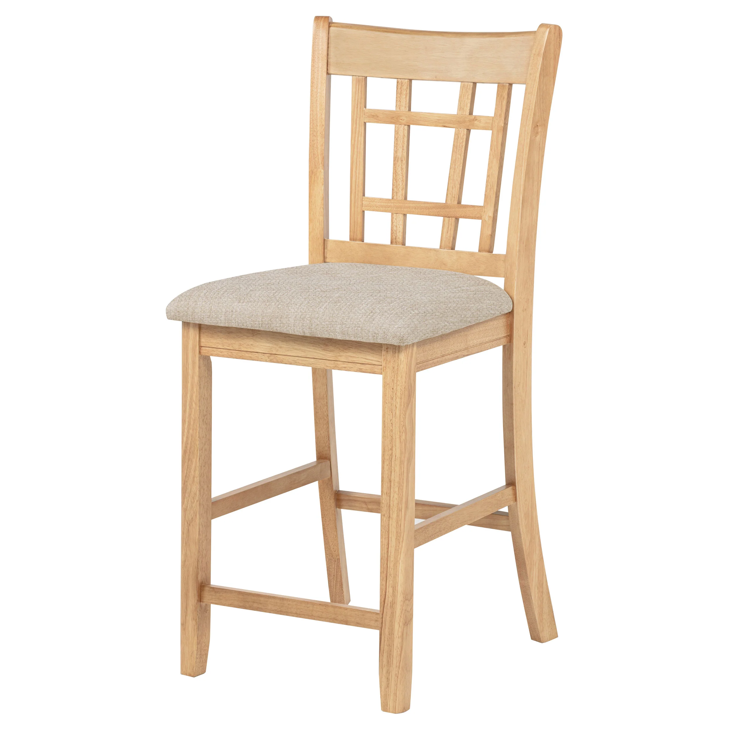 Lavon Grey and Light Oak Wood Counter Height Dining Chair (Set of 2) - Image 5