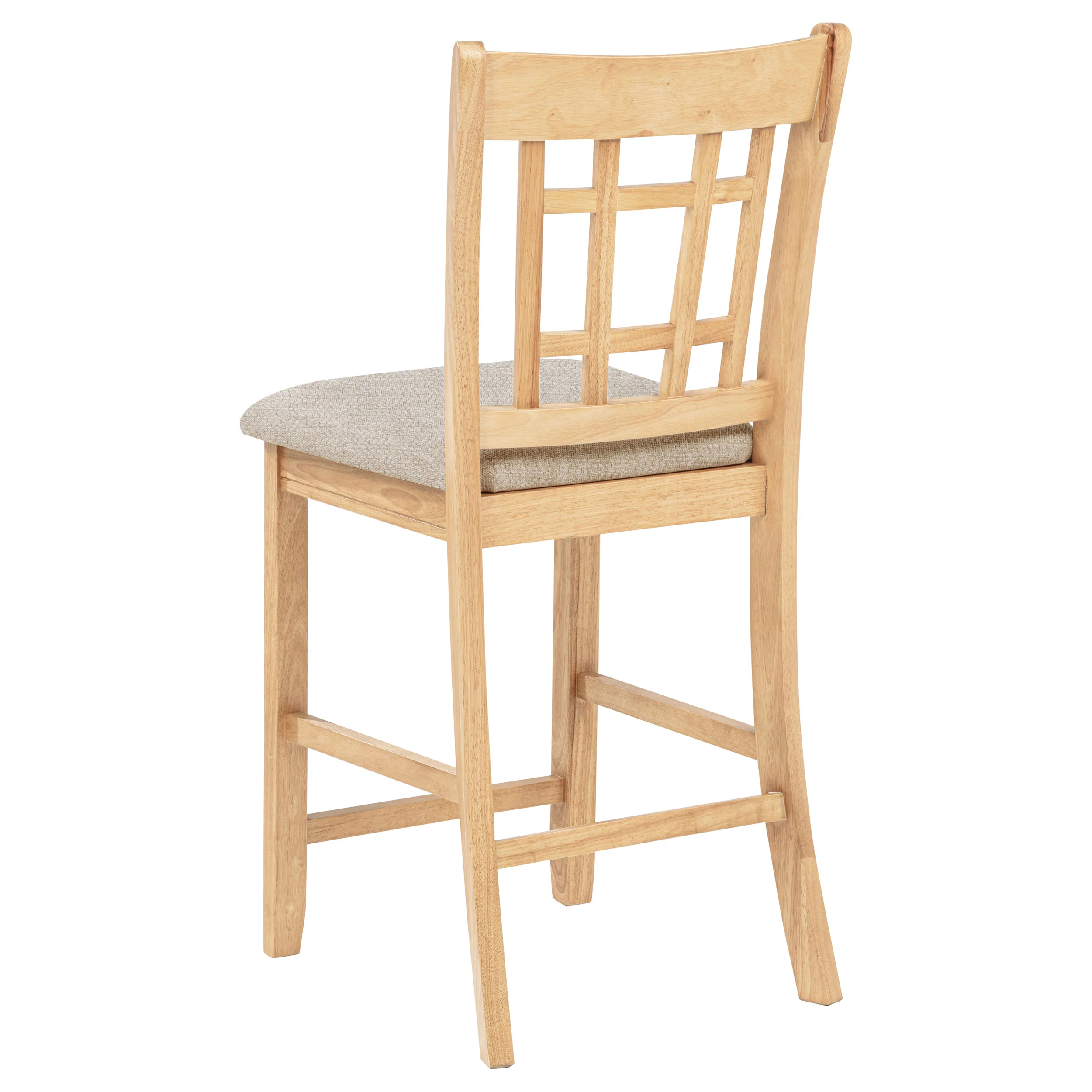 Lavon Grey and Light Oak Wood Counter Height Dining Chair (Set of 2) - Image 7
