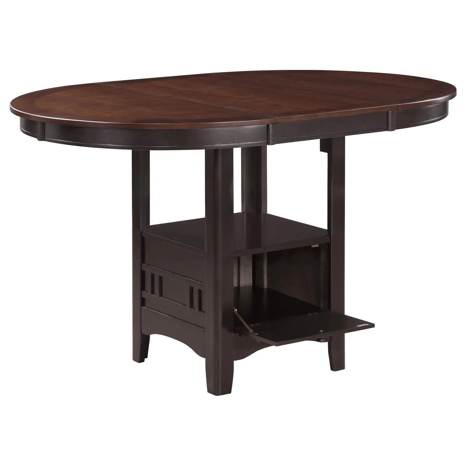 Lavon Light Chestnut/Espresso 5-Piece Counter Height Dining Set - Image 2