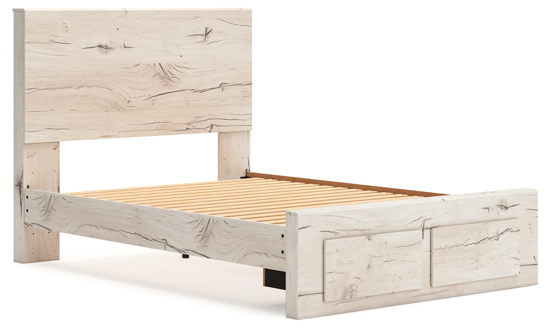 Lawroy Light Natural Full Storage Platform Bed - Image 8