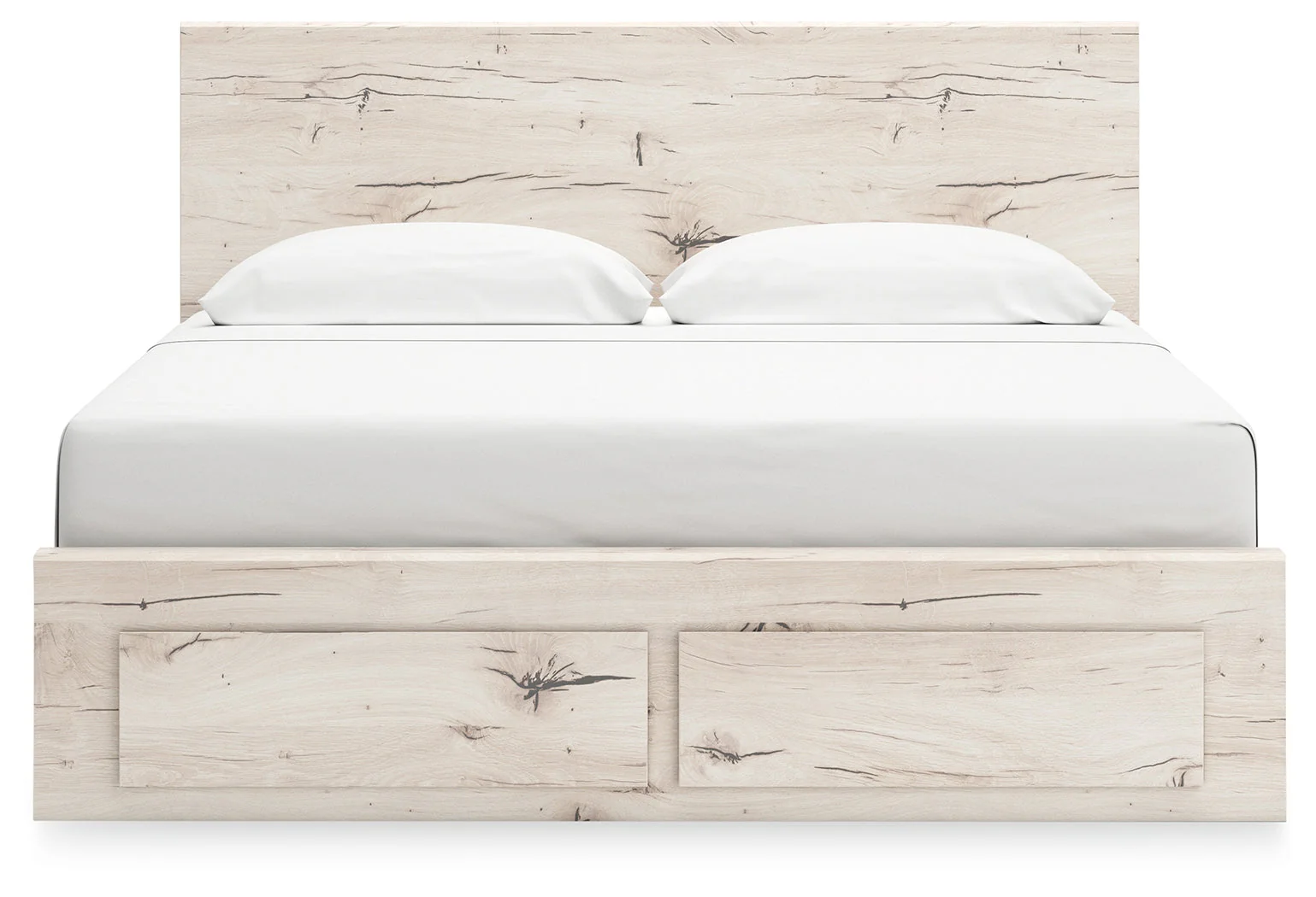 Lawroy Light Natural King Storage Platform Bed - Image 5