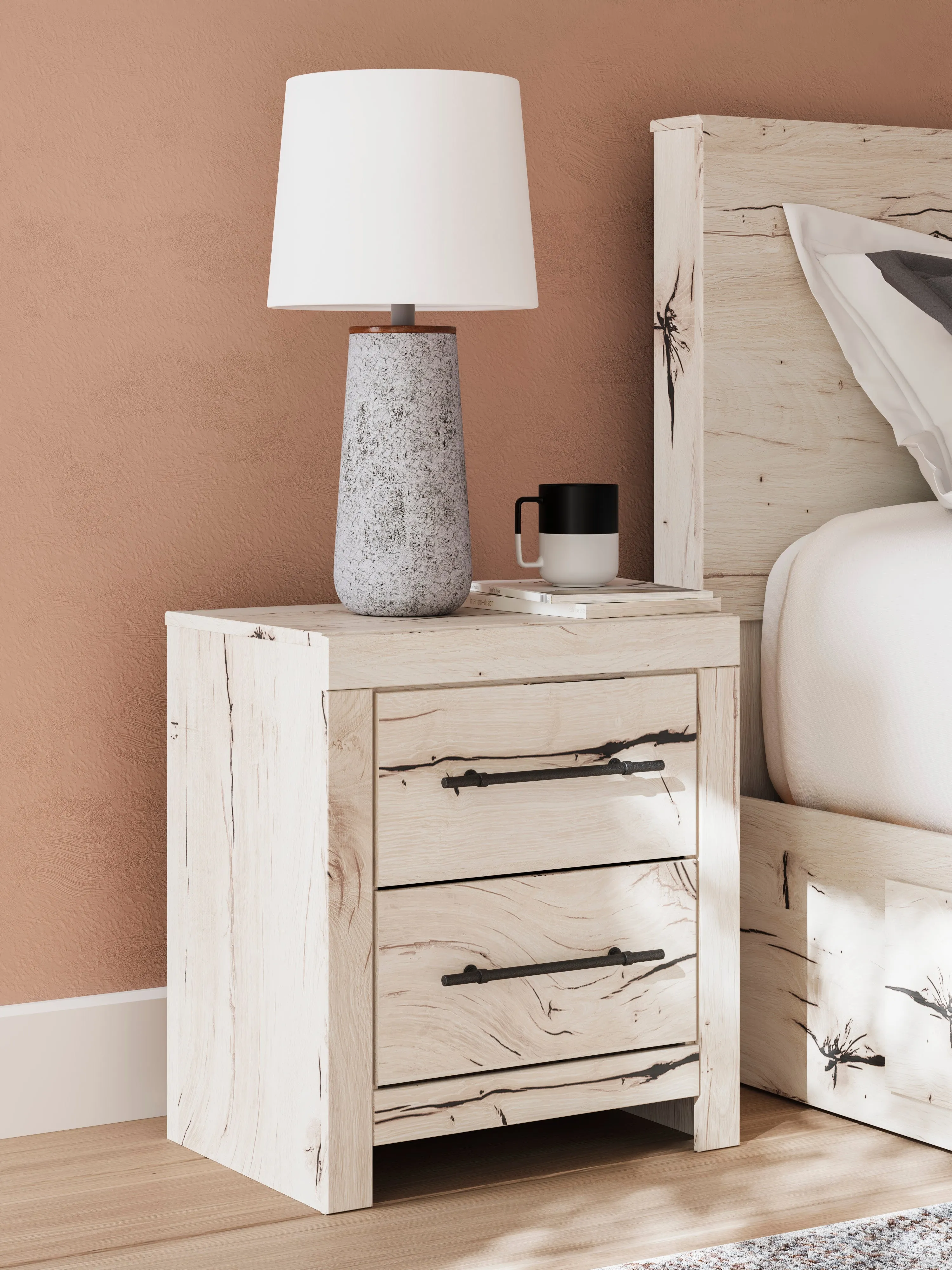 Lawroy Light Natural Nightstand - Image 9