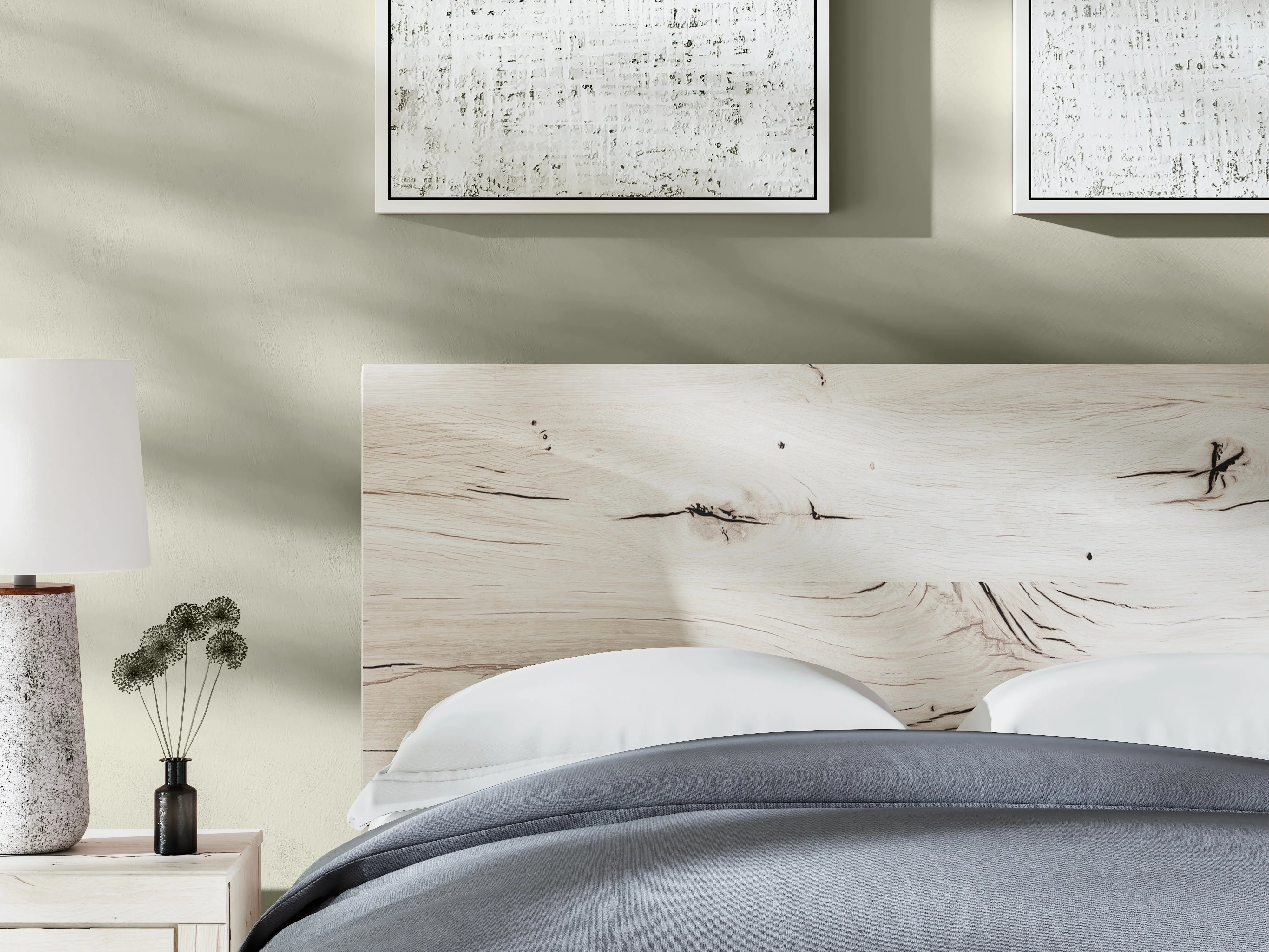 Lawroy Light Natural Queen Panel Bed - Image 9