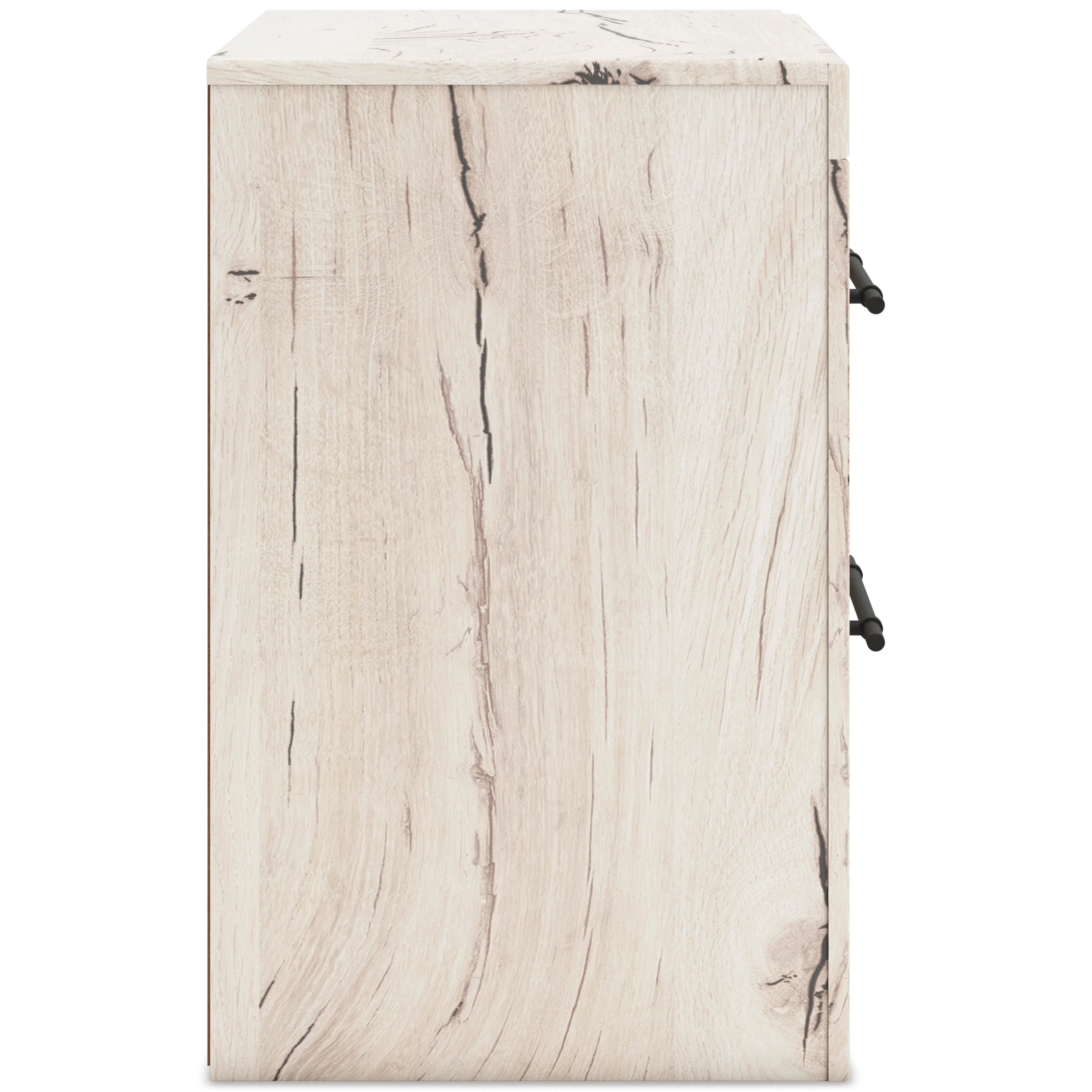 Lawroy Light Natural Storage Panel Bedroom Set with 2 Footboard Drawers - Image 13