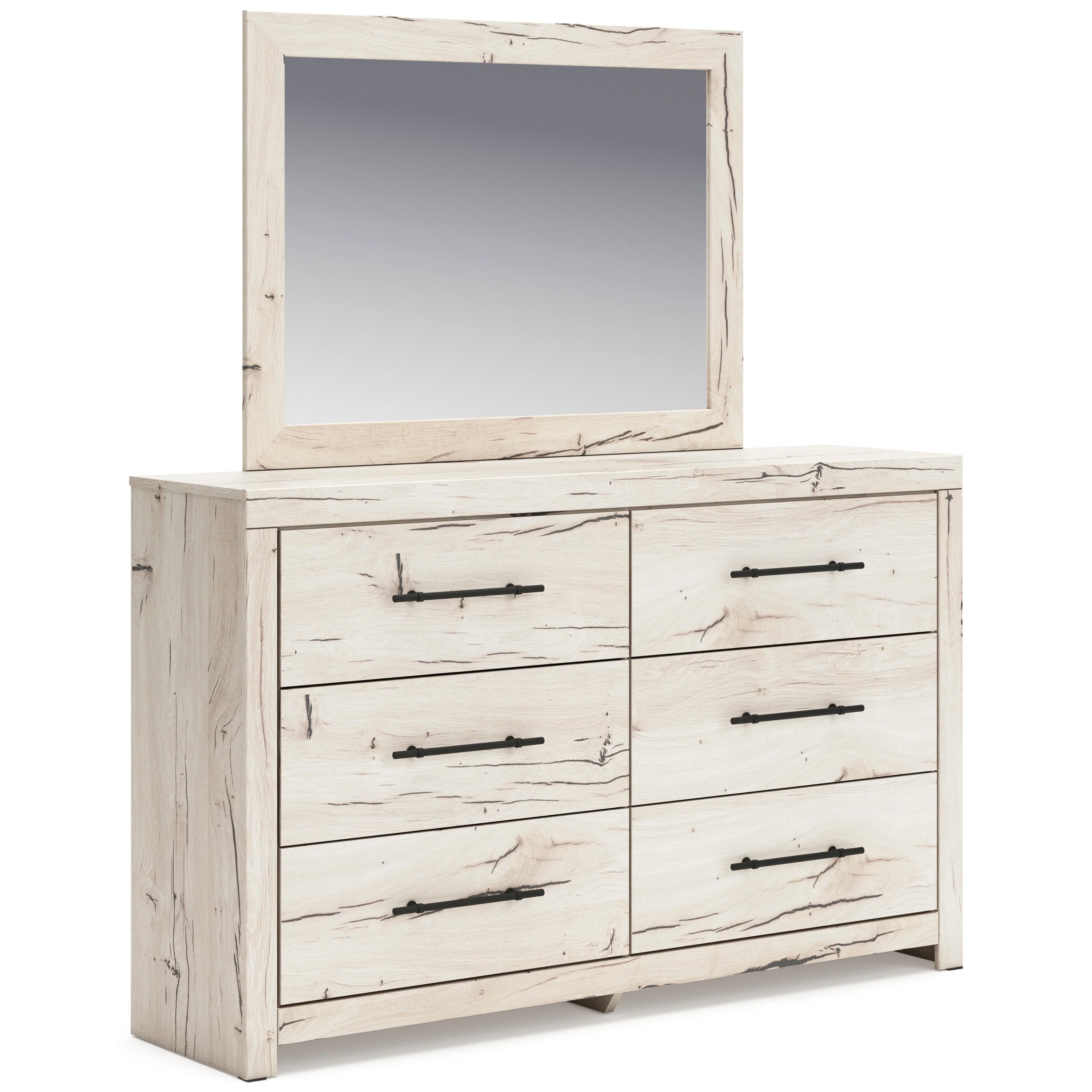 Lawroy Light Natural Storage Panel Bedroom Set with 2 Footboard Drawers - Image 25