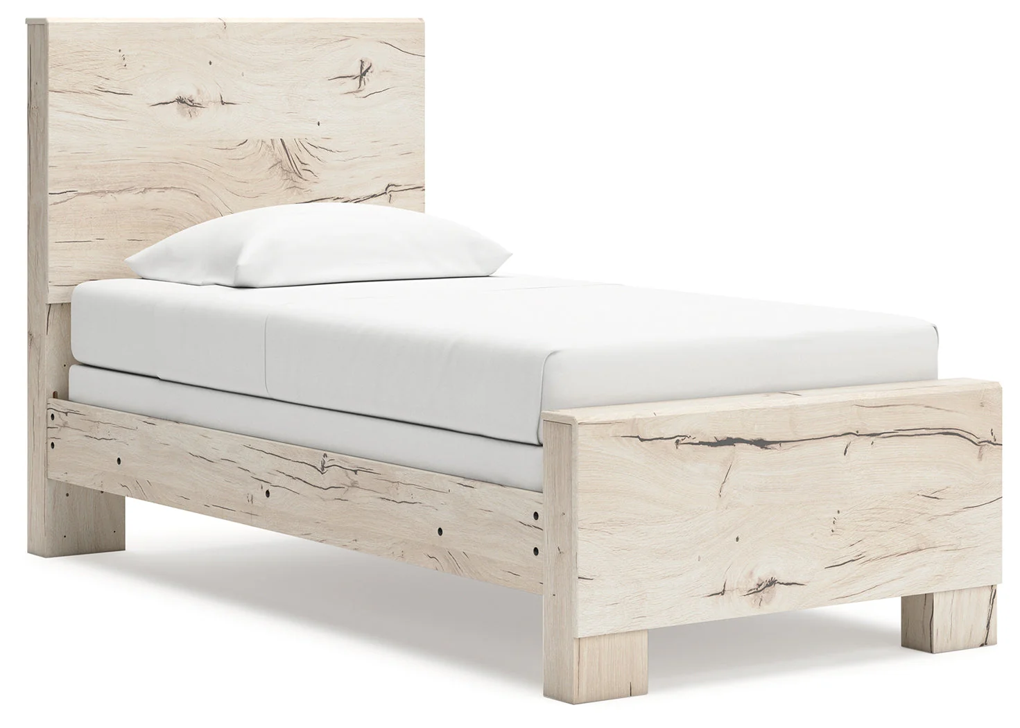 Lawroy Light Natural Twin Panel Bed - Image 12