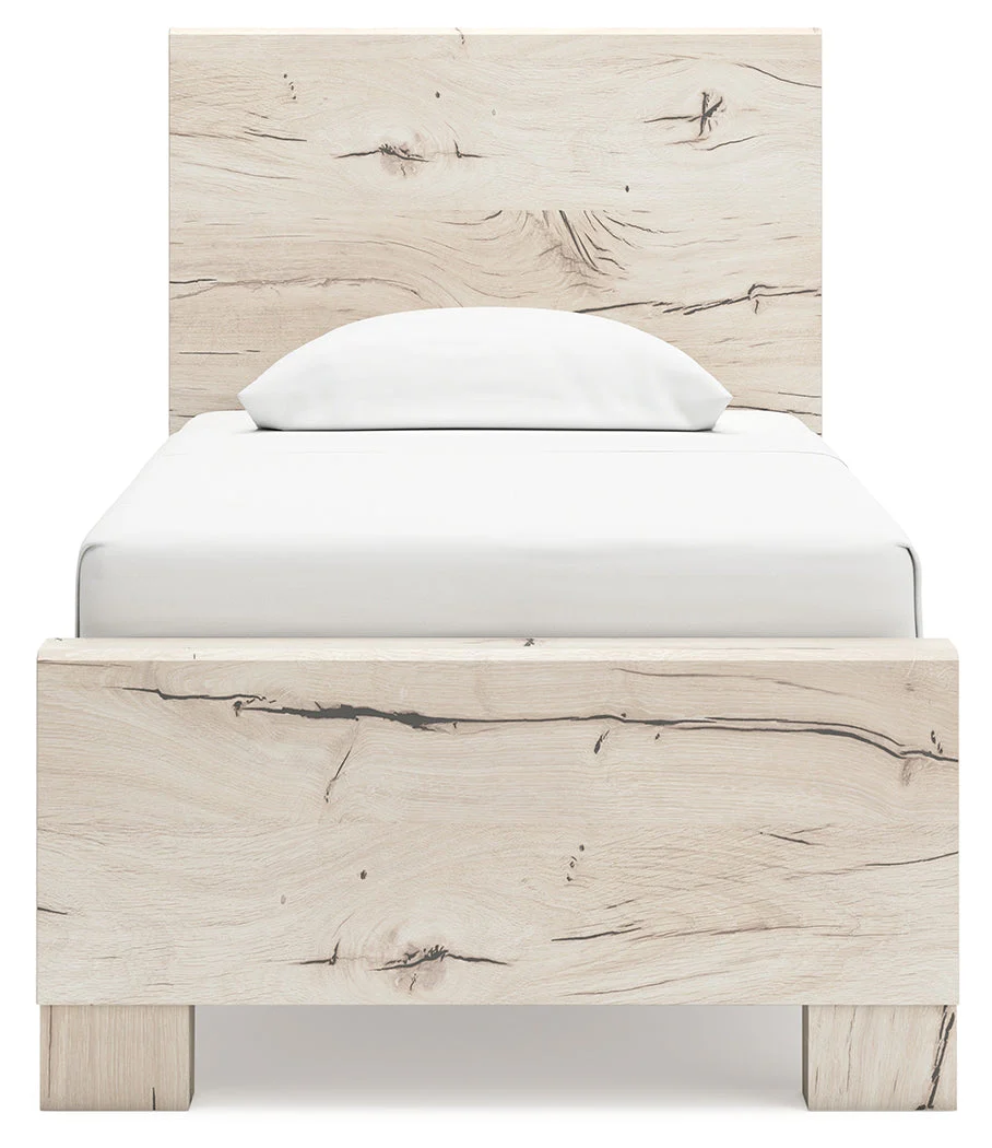 Lawroy Light Natural Twin Panel Bed - Image 3