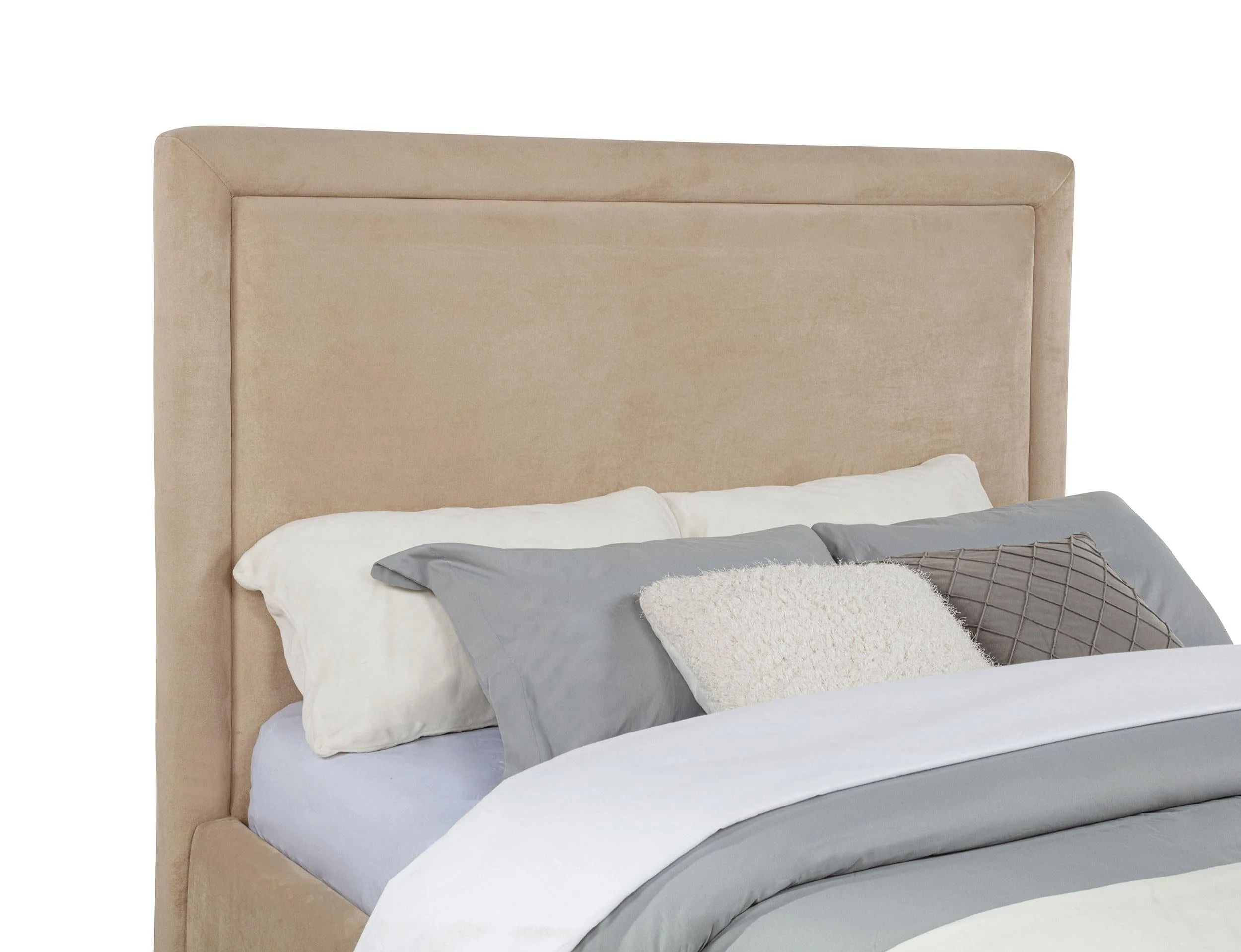 Lawson Light Saddle 55-inch Upholstered Full Platform Bed - Image 3