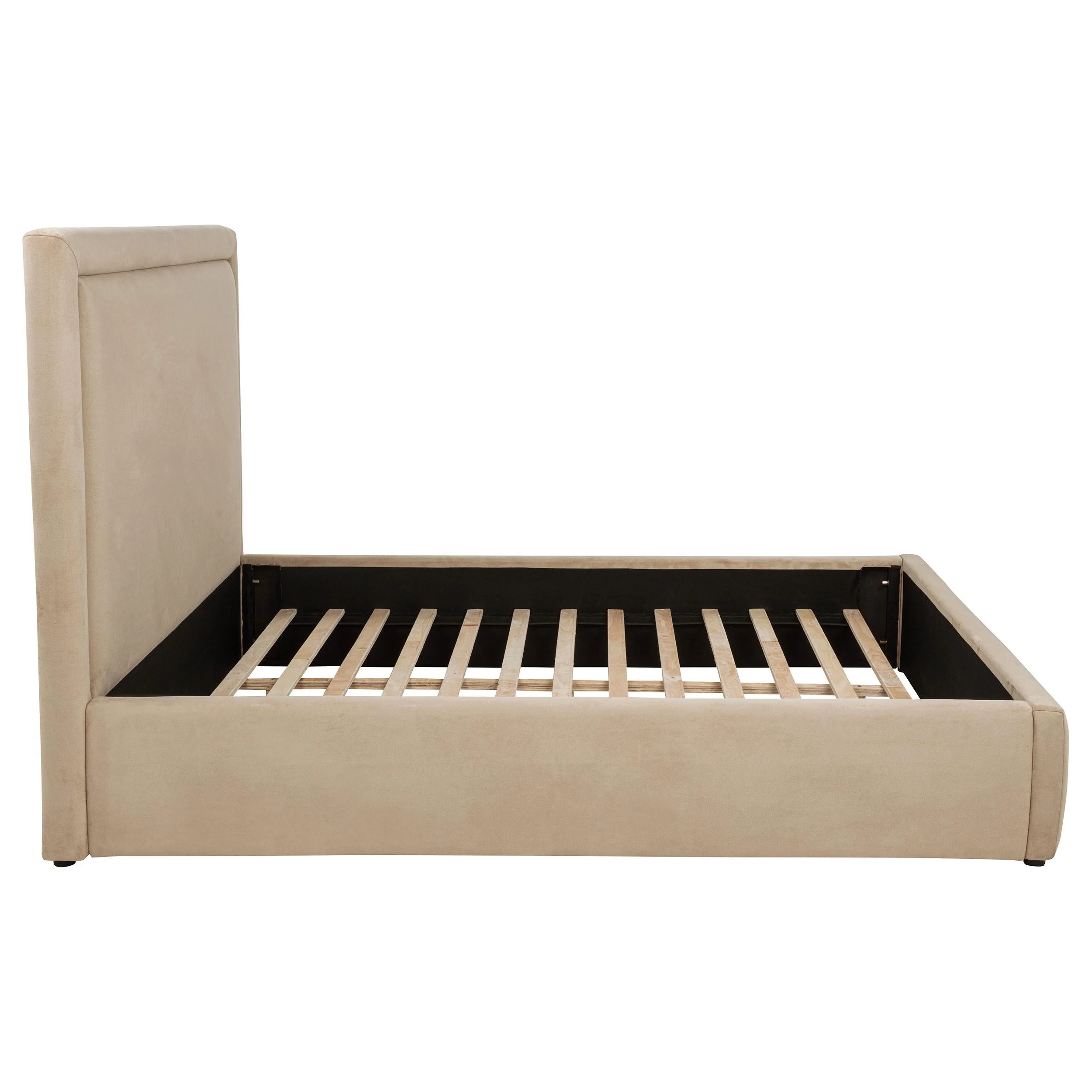 Lawson Light Saddle 55-inch Upholstered Queen Platform Bed - Image 7