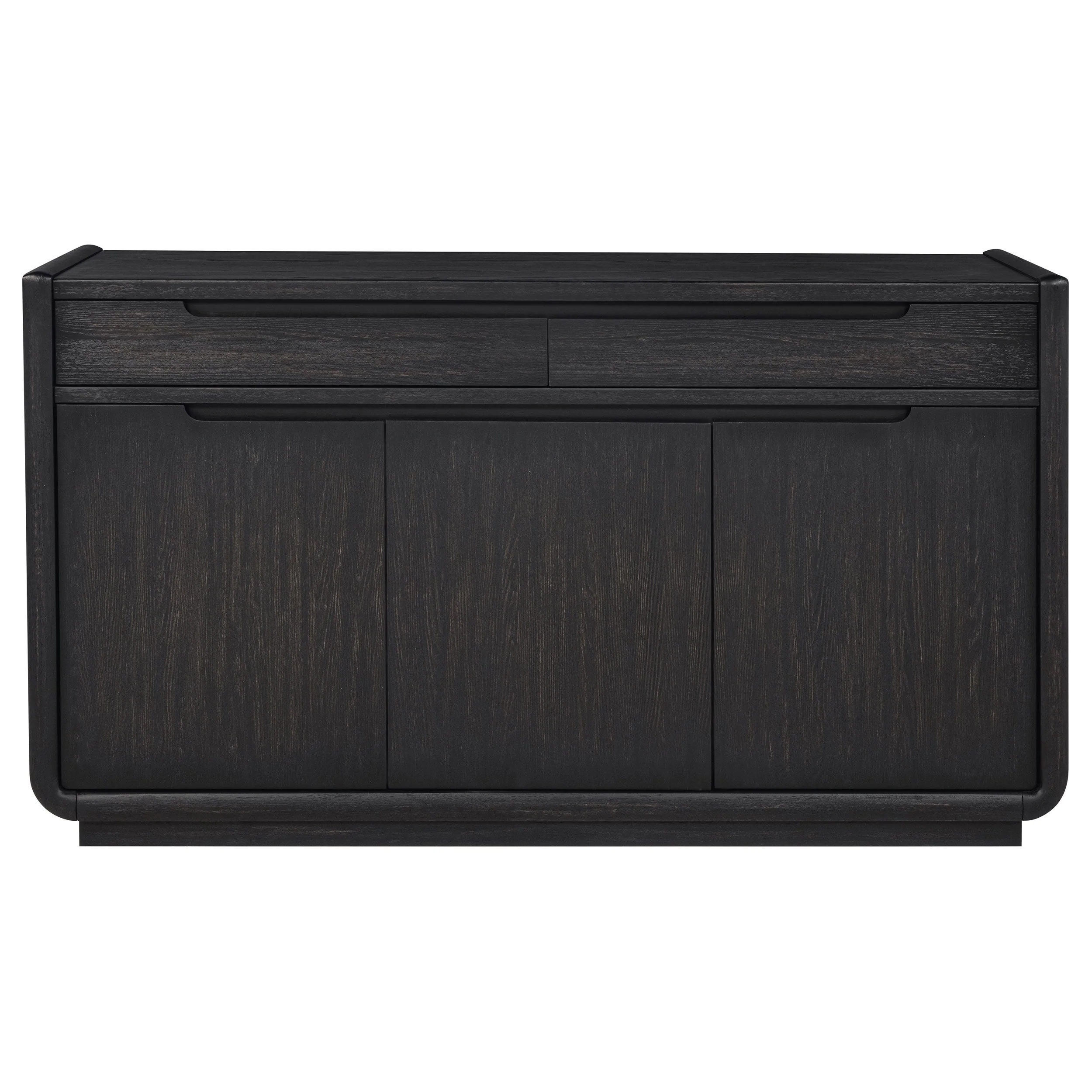 Leandro Burnished Black 2-drawer Dining Sideboard Server - Image 2